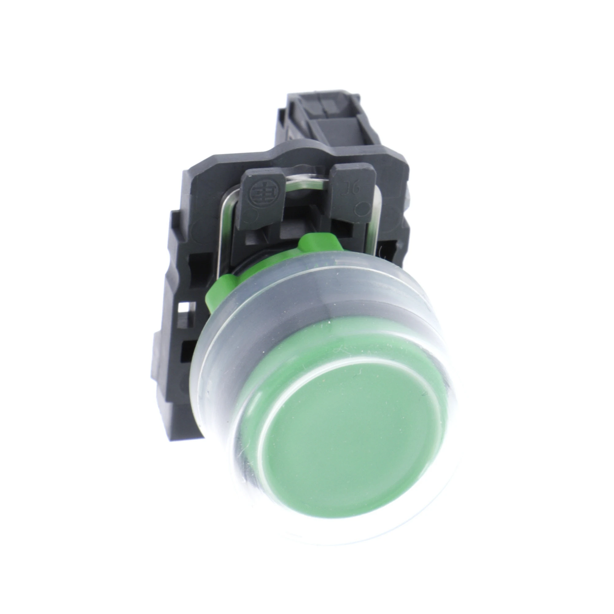 Schneider Electric XB5AP31 Push-button, Harmony XB5, plastic, protruding, green, unlabelled, with protective cap, 22mm, momentary, 1NO (img_005)