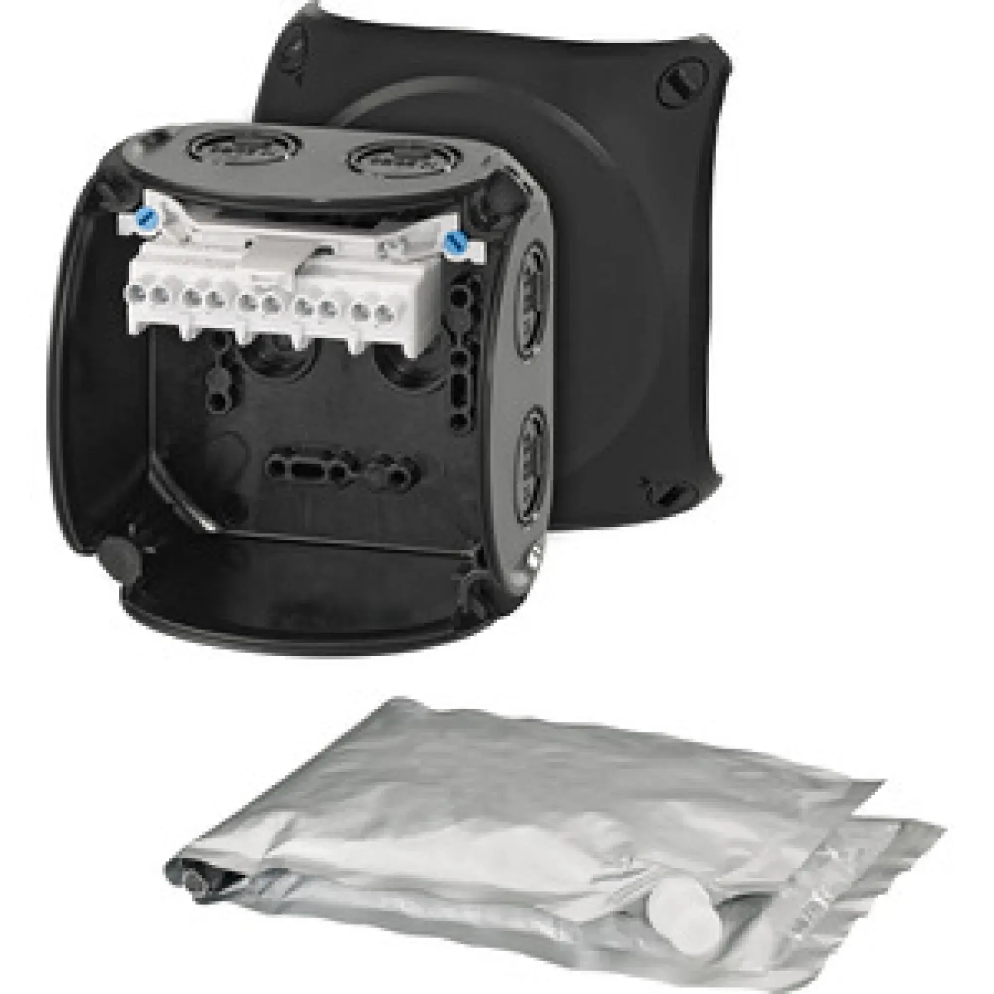 Hensel 62000102 Kabelabzweigkasten 1,5-4 qmm, 3phasig, 6 qmm 1phasig, 5polig, schwarz WP 0404 B (img_002) Hensel 62000102 Kabelabzweigkasten 1,5-4 qmm, 3phasig, 6 qmm 1phasig, 5polig, schwarz WP 0404 B (img_002)