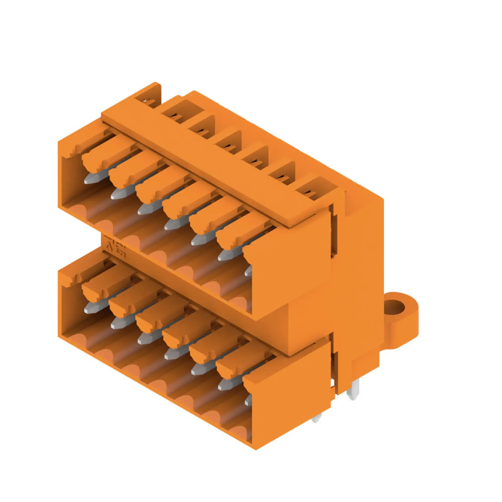 Weidmüller 1633630000 PCB connector (board connection), 160 V, 10.5 A, Pitch in mm: 3.50, Number of poles: 14, THT solder connection, Box (img_001)