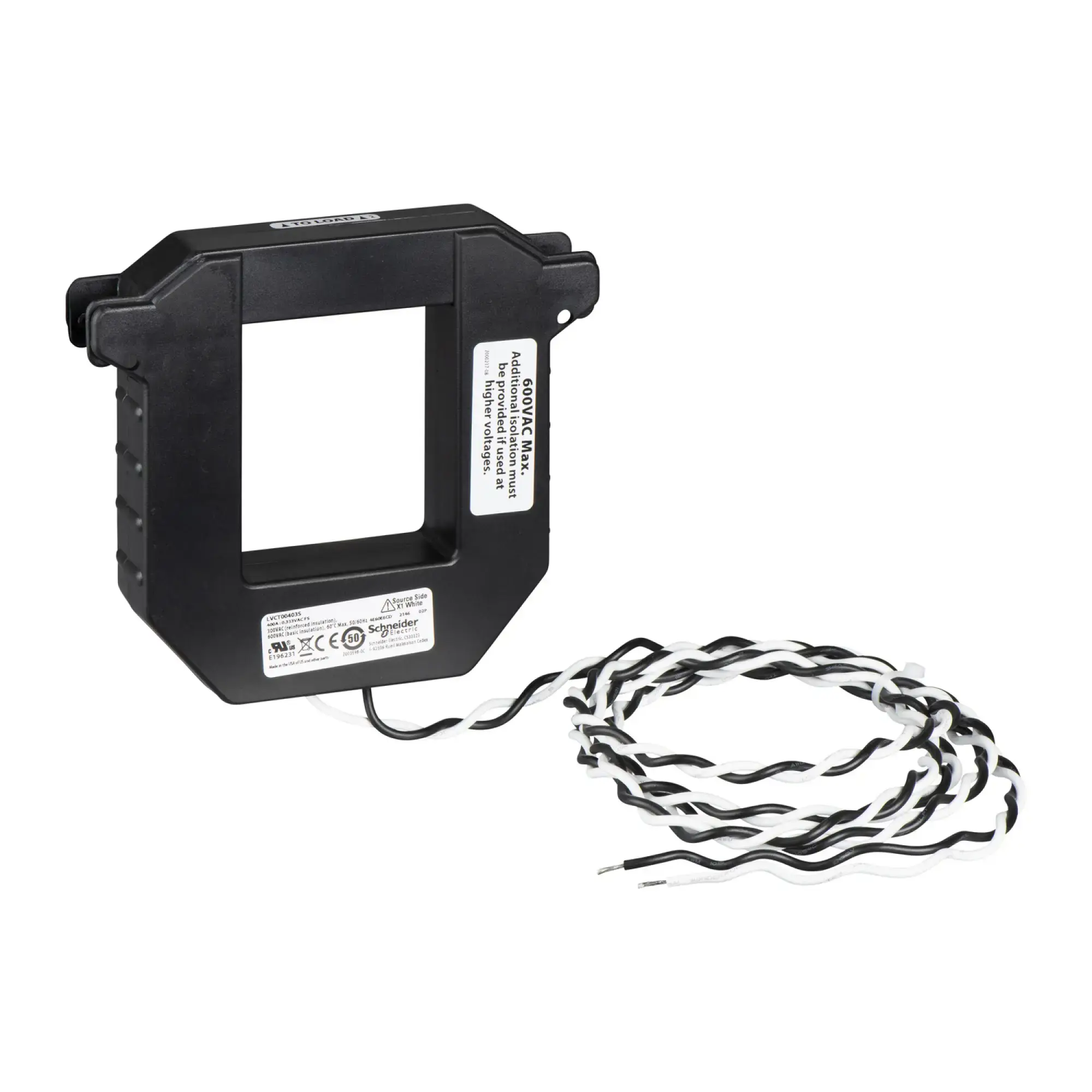 Schneider Electric LVCT00403S LVCT 400A, 0.333 V Output, Split Core CT, 62mm x 132mm (img_005) Schneider Electric LVCT00403S LVCT 400A, 0.333 V Output, Split Core CT, 62mm x 132mm (img_005)