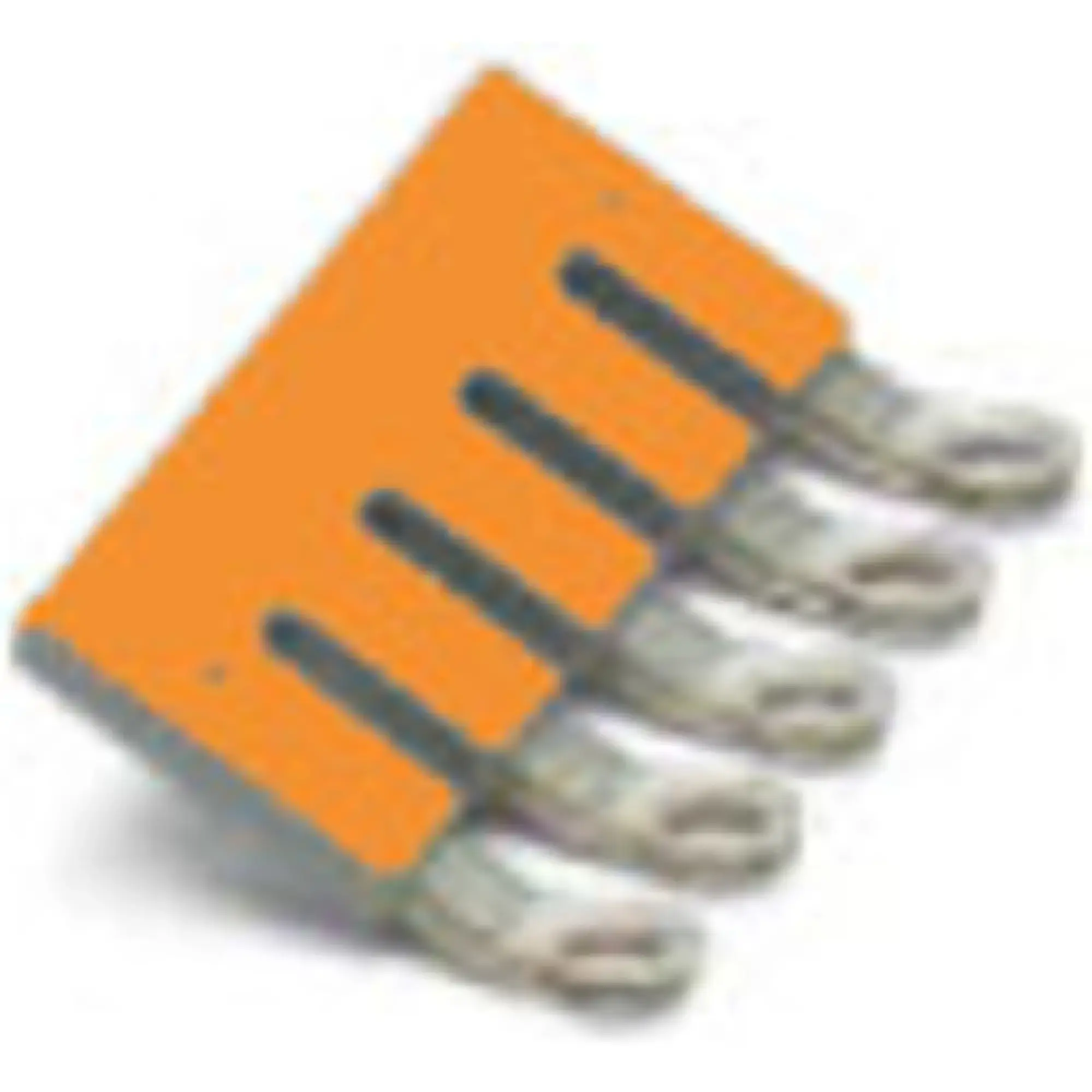 Weidmüller 2550760000 Cross-connector (terminal), when screwed in, orange, 41 A, Number of poles: 5, Pitch in mm: 11.10, Insulated: Yes, Width: 51.5 mm (img_001) Weidmüller 2550760000 Cross-connector (terminal), when screwed in, orange, 41 A, Number of poles: 5, Pitch in mm: 11.10, Insulated: Yes, Width: 51.5 mm (img_001)