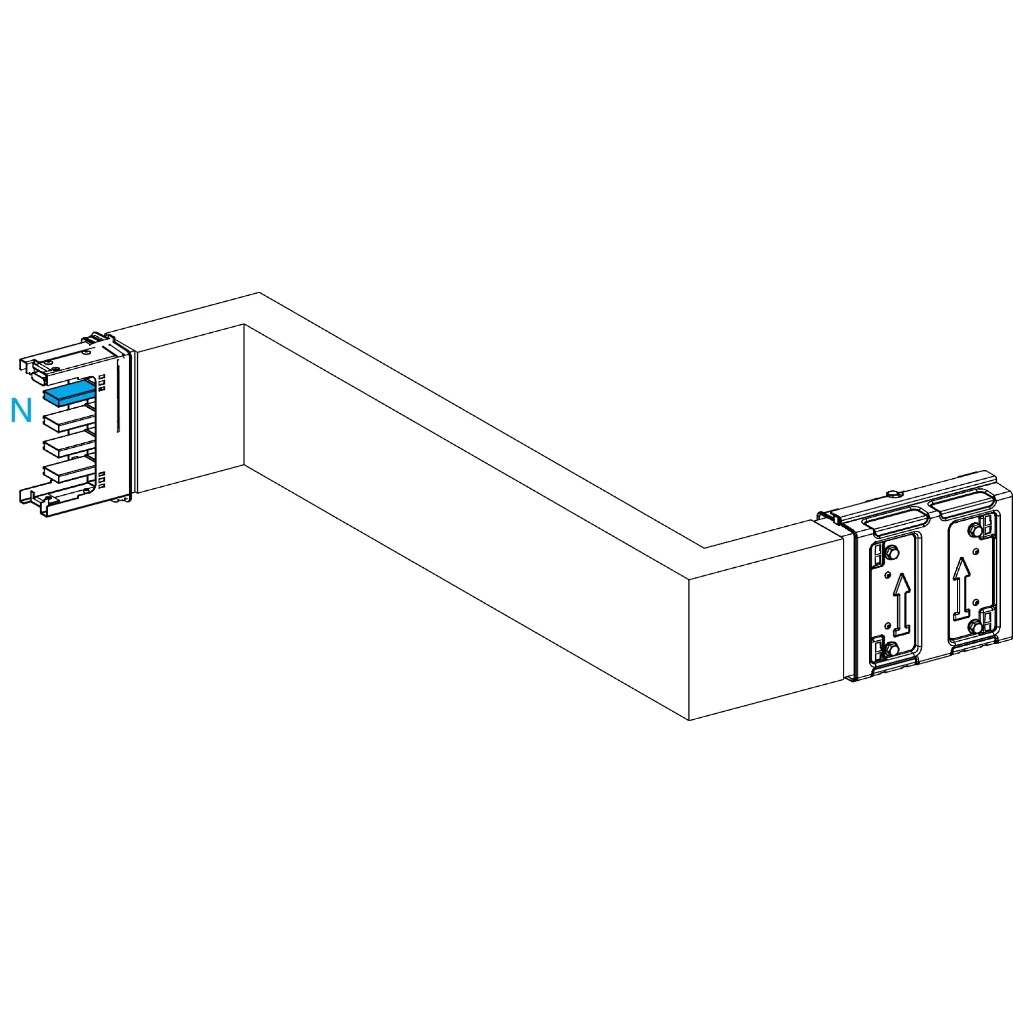 Schneider Electric KSA400DZCH41A CSA Z-Element, 400A, upright, right-left, selectable length (img_002) Schneider Electric KSA400DZCH41A CSA Z-Element, 400A, upright, right-left, selectable length (img_002)