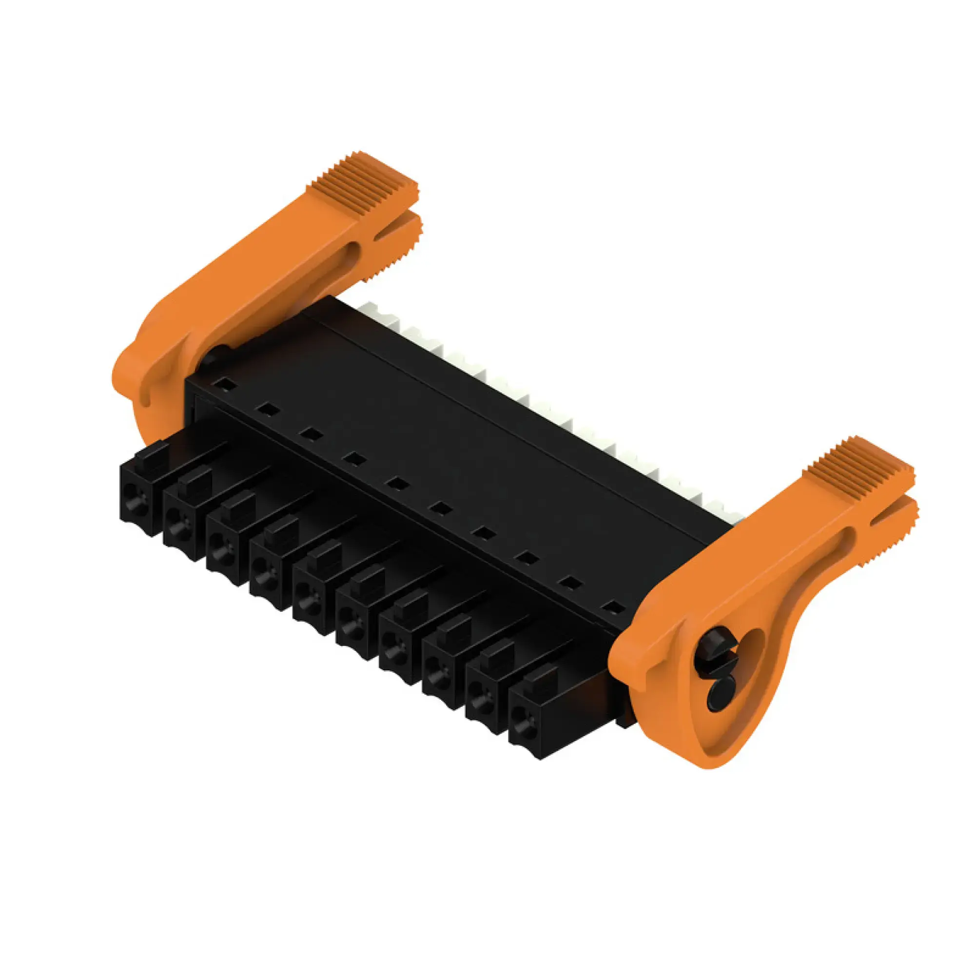 Weidmüller 2442840000 PCB connector (wire connection), 160 V, 17.5 A, Pitch in mm: 3.81, 1.5 mm², Number of poles: 10, PUSH IN with actuator, Box (img_001)