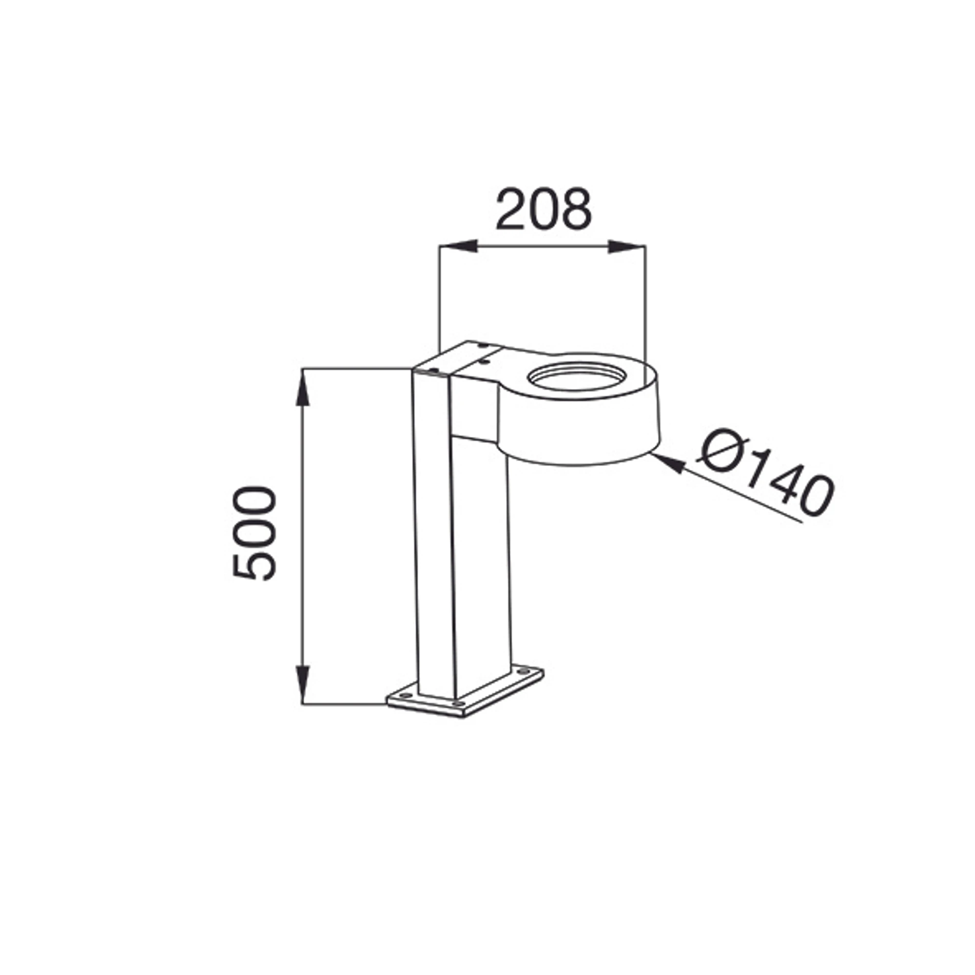 GEWISS GWF2300LR857 LED Pollerleuchte ELIA 5700K 500mm (img_002) GEWISS GWF2300LR857 LED Pollerleuchte ELIA 5700K 500mm (img_002)