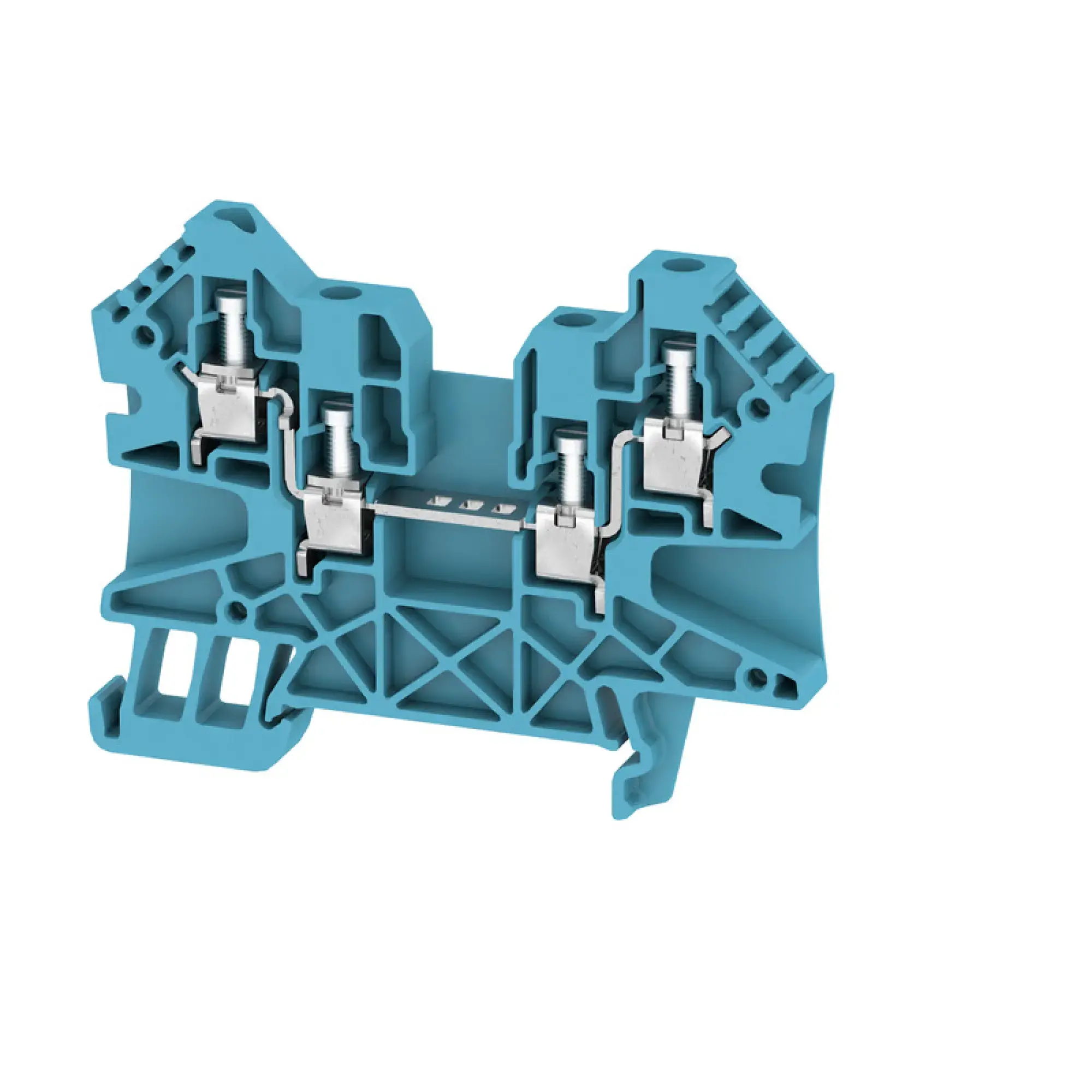 Weidmüller 1114720000 Feed-through terminal block, Screw connection, blue, 4 mm², 32 A, 800 V, Number of connections: 4 (img_001) Weidmüller 1114720000 Feed-through terminal block, Screw connection, blue, 4 mm², 32 A, 800 V, Number of connections: 4 (img_001)