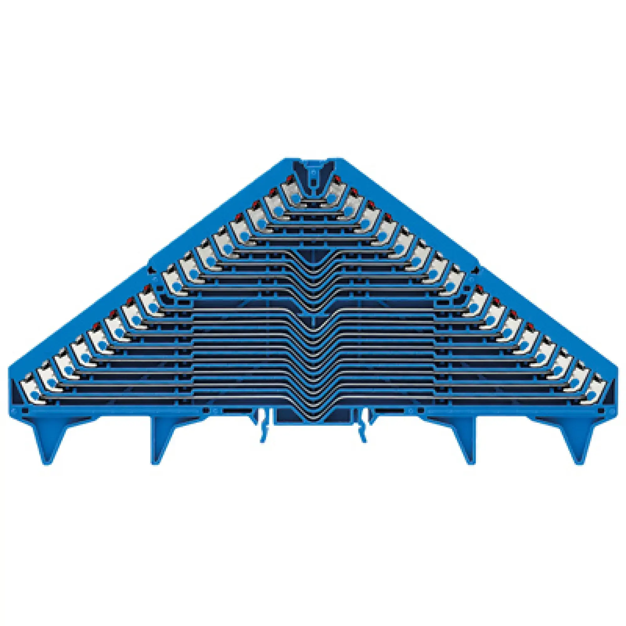 Weidmüller 1267790000 Patch distributor terminal, PUSH IN, blue, 1.5 mm², 6 A, 250 V, Number of connections: 64, Number of levels: 16, TS 35 x 15, V-0, Polycarbonate (img_001) Weidmüller 1267790000 Patch distributor terminal, PUSH IN, blue, 1.5 mm², 6 A, 250 V, Number of connections: 64, Number of levels: 16, TS 35 x 15, V-0, Polycarbonate (img_001)