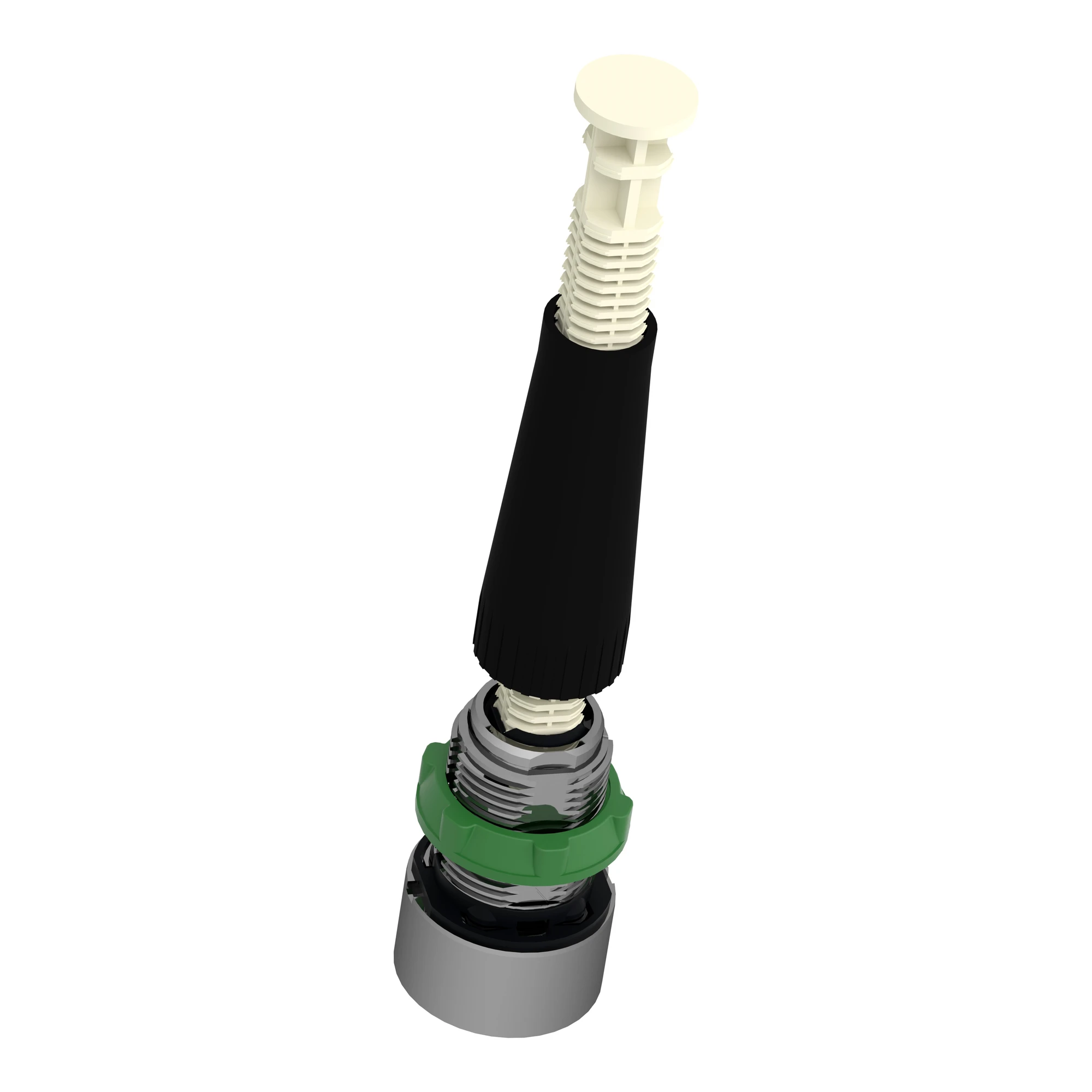 Schneider Electric XB4BA821 Manual Overload Reset Pushbutton, Harmony XB4, Metal, 22mm, Black, Momentary, 6-16mm (img_007)