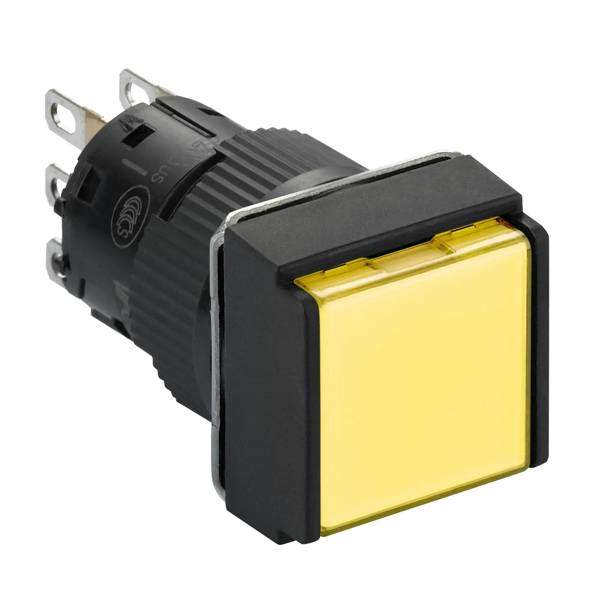 Schneider Electric XB6ECW5J1P Illuminated push-button, yellow Ø 16, flat, without latch, 12 V, 1W (img_002)