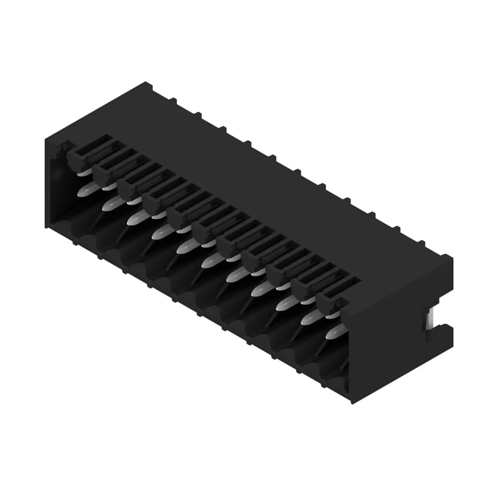 Weidmüller 1045000000 PCB connector (board connection), 125 V, 10 A, Pitch in mm: 3.50, Number of poles: 24, THT/THR solder connection, Tape S2L-SMT 3.50/24/90G 1.5SN BK RL (img_001) Weidmüller 1045000000 PCB connector (board connection), 125 V, 10 A, Pitch in mm: 3.50, Number of poles: 24, THT/THR solder connection, Tape S2L-SMT 3.50/24/90G 1.5SN BK RL (img_001)