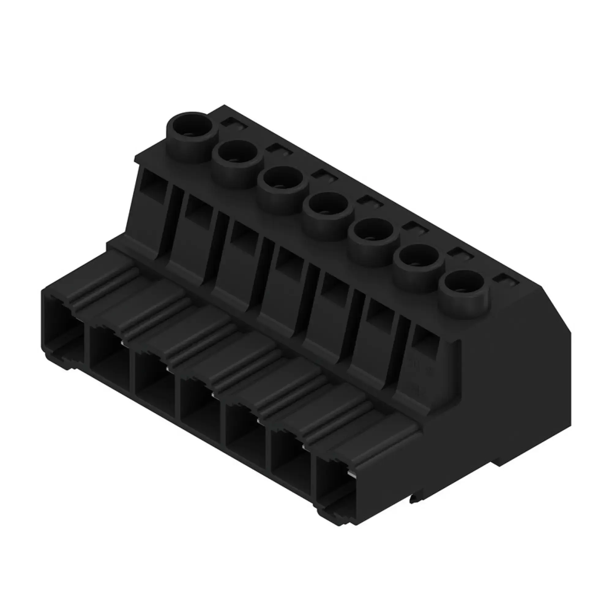 Weidmüller 1966930000 PCB connector (wire connection), 1000 V, 78 A, Pitch in mm: 10.16, 16 mm², Number of poles: 7, Clamping yoke connection, Box (img_001)