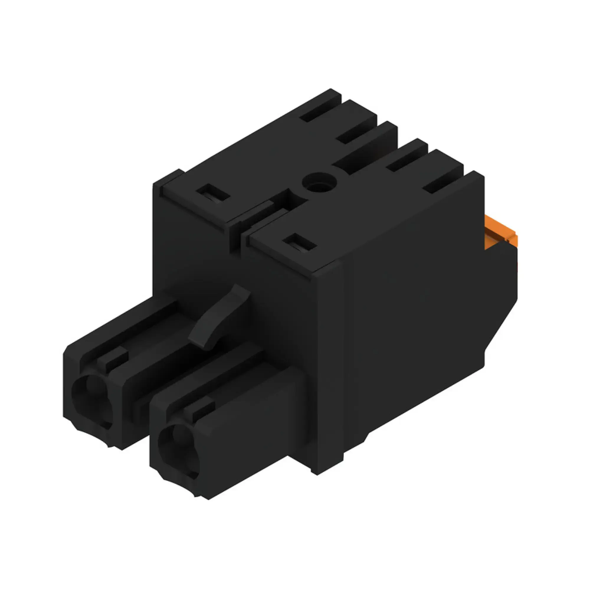 Weidmüller 1043830000 PCB connector (wire connection), 1000 V, 29 A, Pitch in mm: 7.62, 2.5 mm², Number of poles: 2, PUSH IN with actuator, Box (img_001)