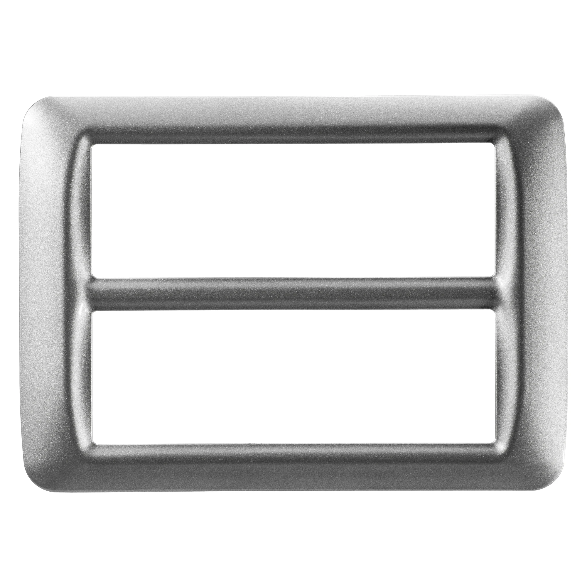 GEWISS GW22608 TOP SYSTEM PLATE - IN TECHNOPOLYMER GLOSS FINISHING - 12 GANG (6+6 OVERLAPPING) - METALLIC TITANIUM - SYSTEM (img_001) GEWISS GW22608 TOP SYSTEM PLATE - IN TECHNOPOLYMER GLOSS FINISHING - 12 GANG (6+6 OVERLAPPING) - METALLIC TITANIUM - SYSTEM (img_001)