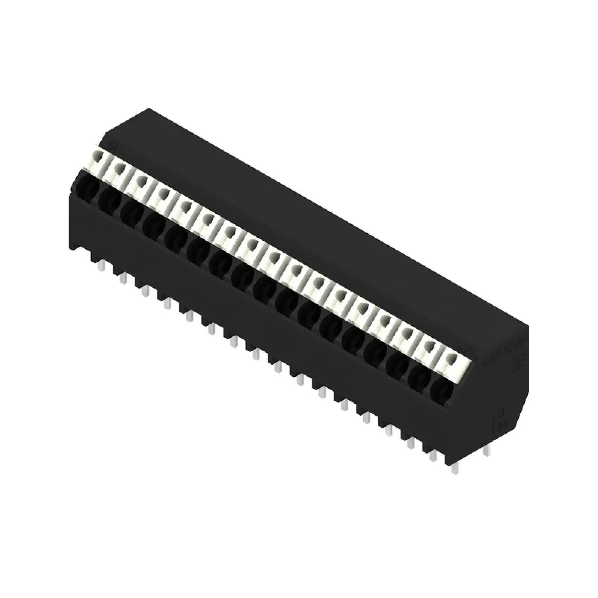 Weidmüller 1885800000 PCB terminal, 160 V, 17.5 A, Pitch in mm: 3.50, 1.5 mm², Number of poles: 17, PUSH IN with actuator, THT/THR solder connection, 135°, Tube (img_001) Weidmüller 1885800000 PCB terminal, 160 V, 17.5 A, Pitch in mm: 3.50, 1.5 mm², Number of poles: 17, PUSH IN with actuator, THT/THR solder connection, 135°, Tube (img_001)