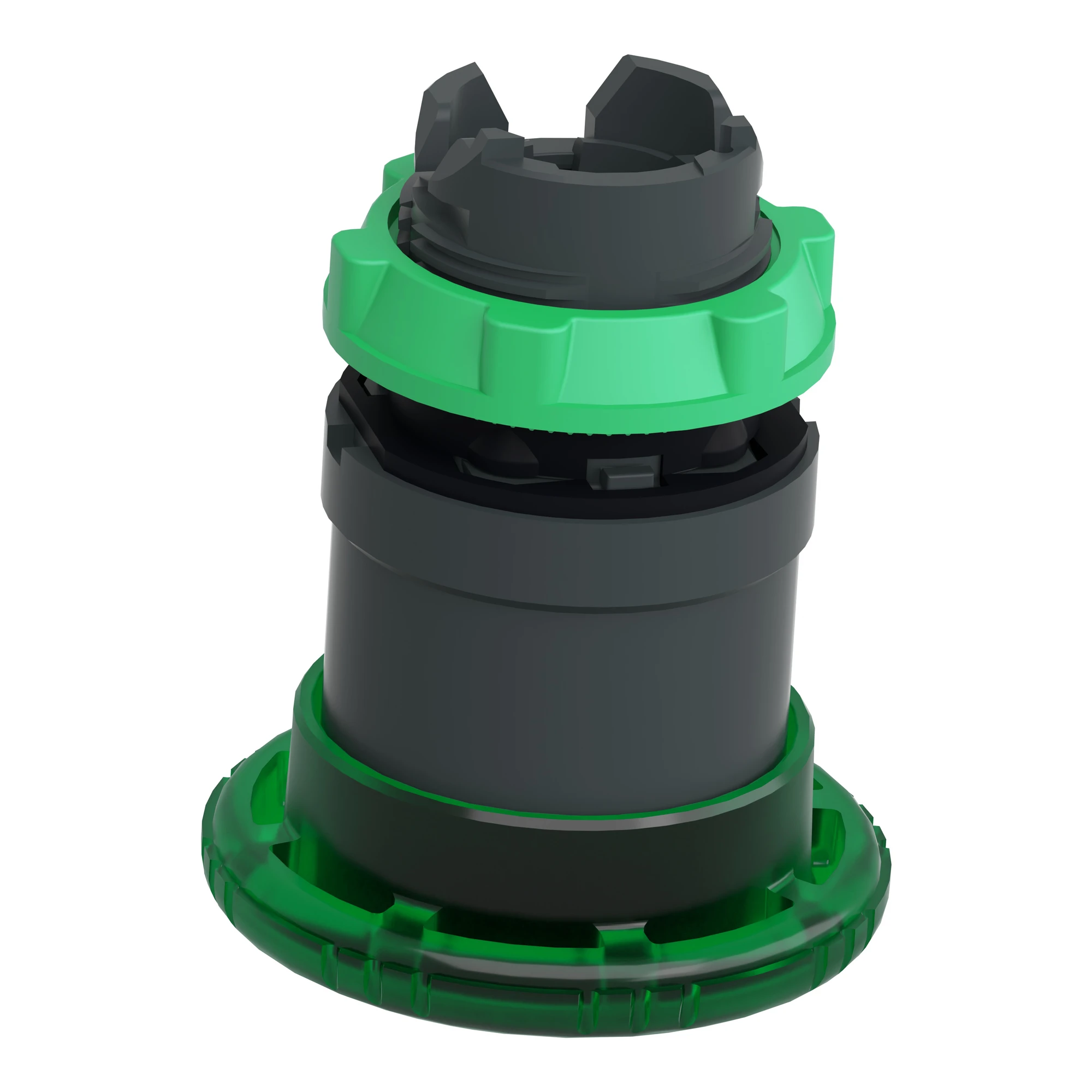 Schneider Electric ZB5AW733 Mushroom push button, front element, Harmony XB5, plastic, 22mm, illuminated, green, twist release, for universal LED (img_006)