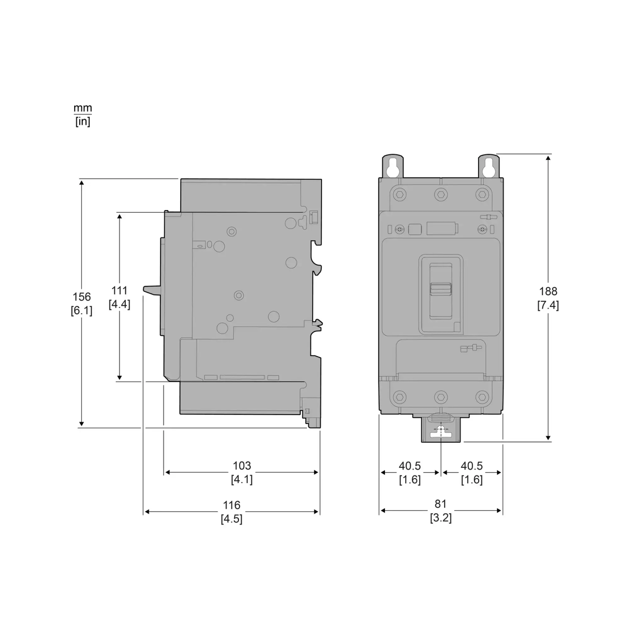 Schneider Electric GV4PE80B Motor protection switch TeSys GV4 - 80A 3P 25kA - EvLink - Rocker lever (img_003)