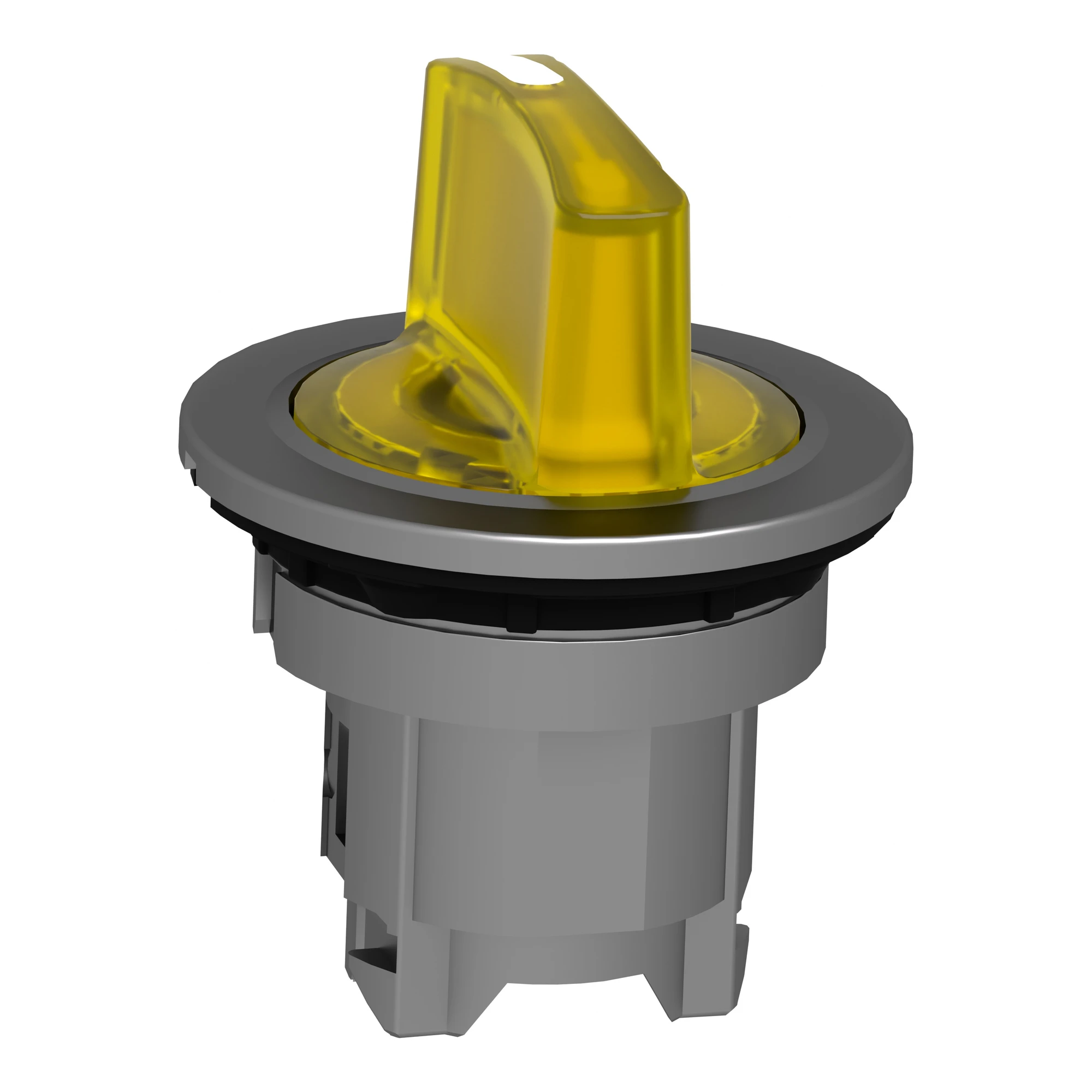 Schneider Electric ZB4FK1583 Illuminated Selector Switch, Front Element, Harmony XB4F, Metal, 30mm, Yellow, for Universal LED, 3 Positions, Center Detent (img_006)