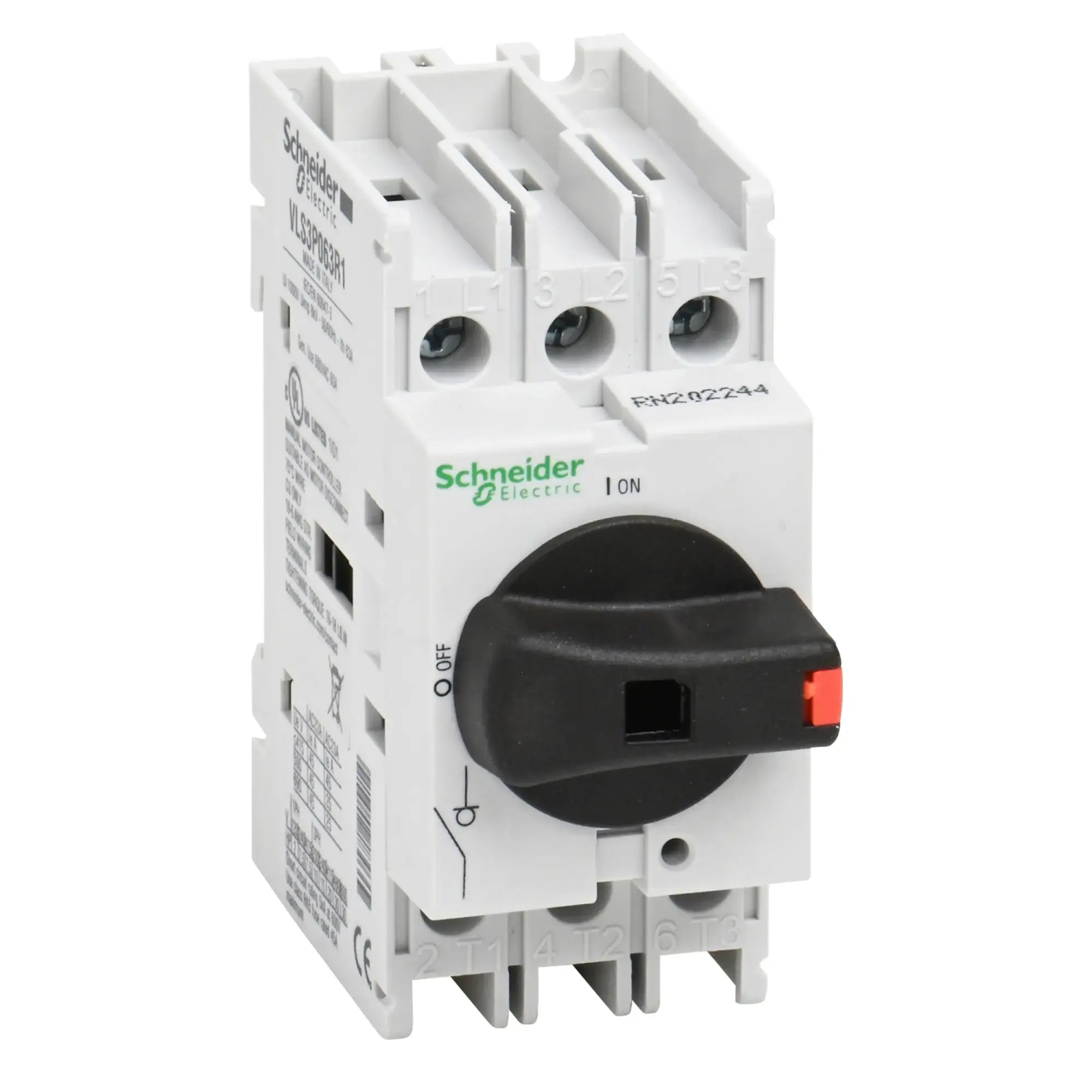 Schneider Electric VLS3P063R1 Load disconnect switch TeSys VLS up to 63A, 3-pole for DIN rail mounting (img_002) Schneider Electric VLS3P063R1 Load disconnect switch TeSys VLS up to 63A, 3-pole for DIN rail mounting (img_002)
