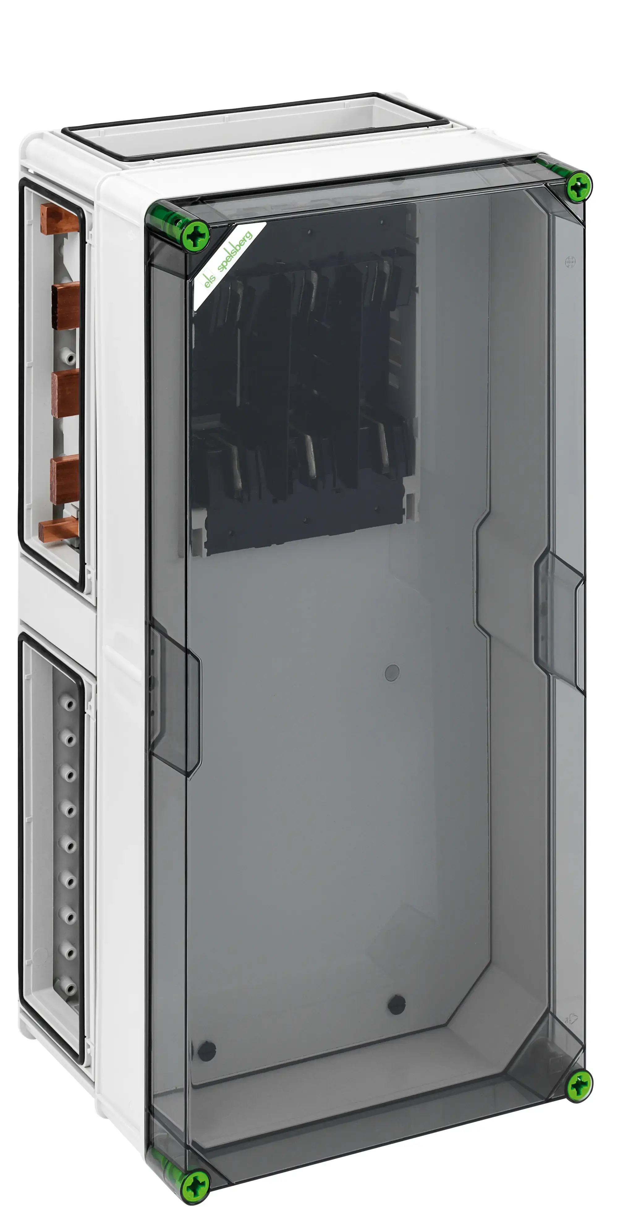 Spelsberg 04221501 NH protection switch, Type of protection IP65, Impact strength IK08, Protection class II, Rated voltage 690V AC, Halogen free (img_001) Spelsberg 04221501 NH protection switch, Type of protection IP65, Impact strength IK08, Protection class II, Rated voltage 690V AC, Halogen free (img_001)