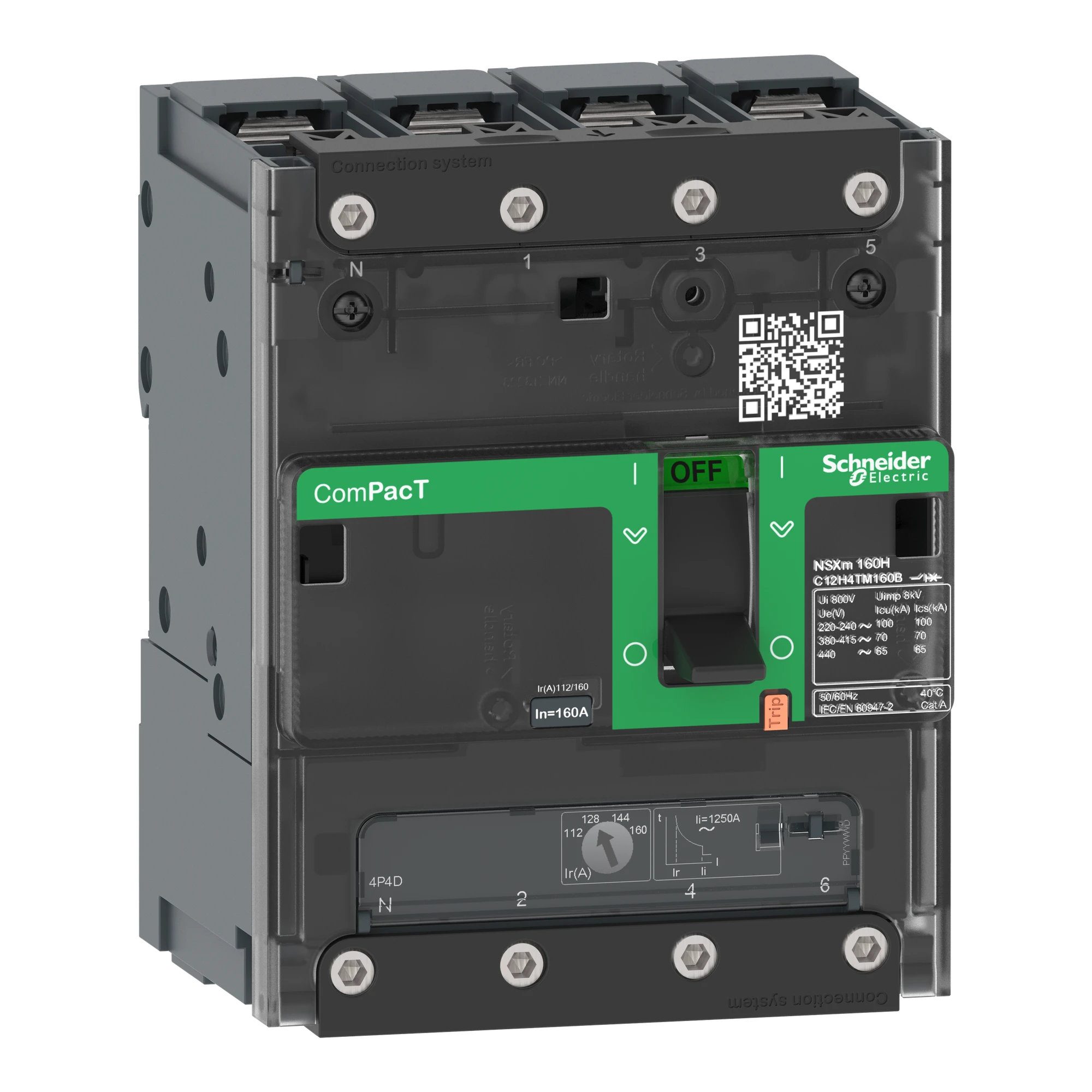 Schneider Electric C11B4TM063B Compact Circuit Breaker ComPacT NSXm 63 A with TM63D 4P/4T 25kA/415V Busbar (img_001) Schneider Electric C11B4TM063B Compact Circuit Breaker ComPacT NSXm 63 A with TM63D 4P/4T 25kA/415V Busbar (img_001)