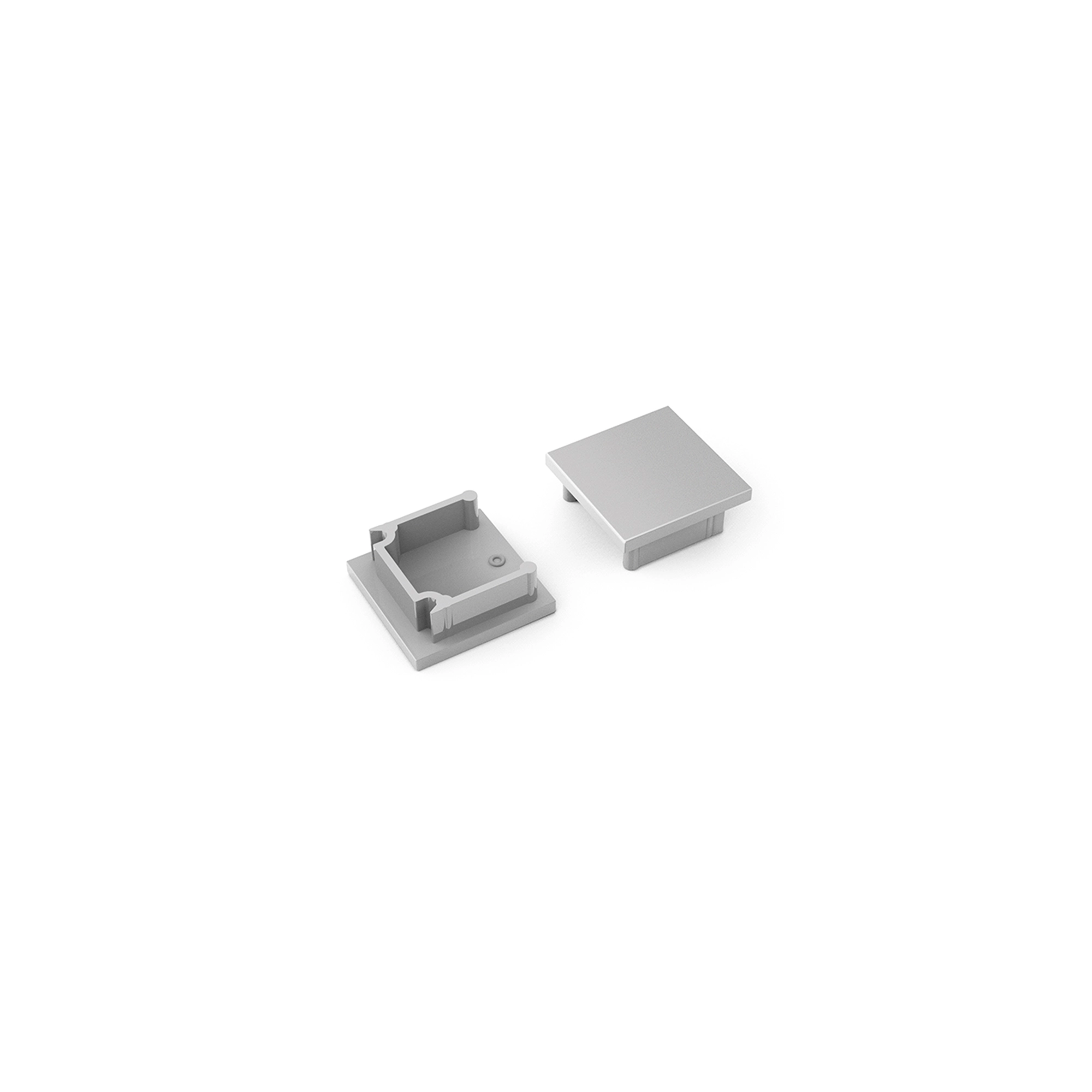 WSU Lights Endcap without Cable opening Smart 16mm (2 Piece)