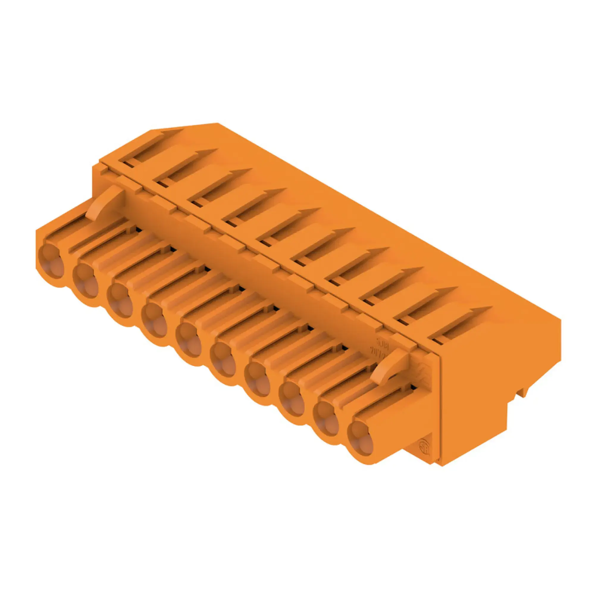 Weidmüller 1948870000 PCB connector (wire connection), 320 V, 23 A, Pitch in mm: 5.08, 4 mm², Number of poles: 10, Clamping yoke connection, Box (img_001)