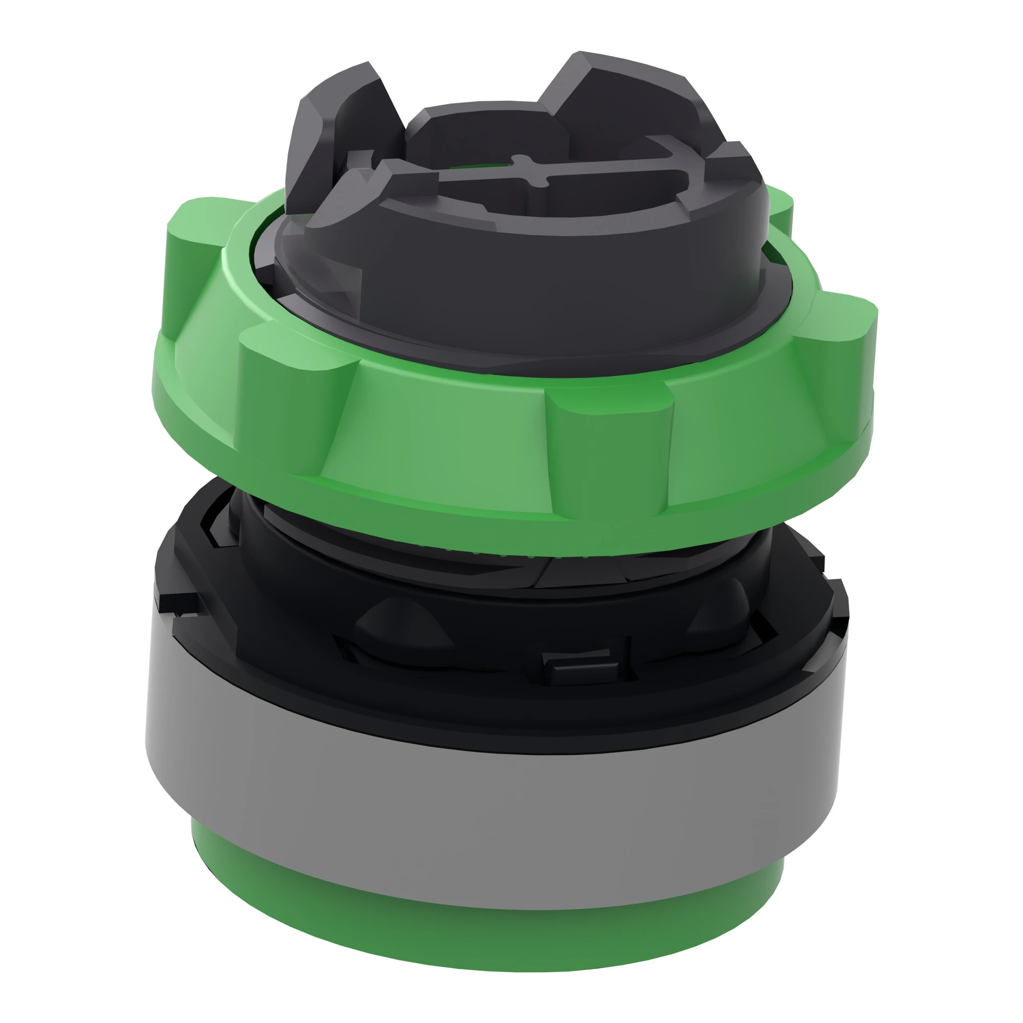 Schneider Electric ZB5AL3C0 Push button, front element, Harmony XB5, plastic, 22mm, light grey, green, projecting, blank, momentary (img_005) Schneider Electric ZB5AL3C0 Push button, front element, Harmony XB5, plastic, 22mm, light grey, green, projecting, blank, momentary (img_005)