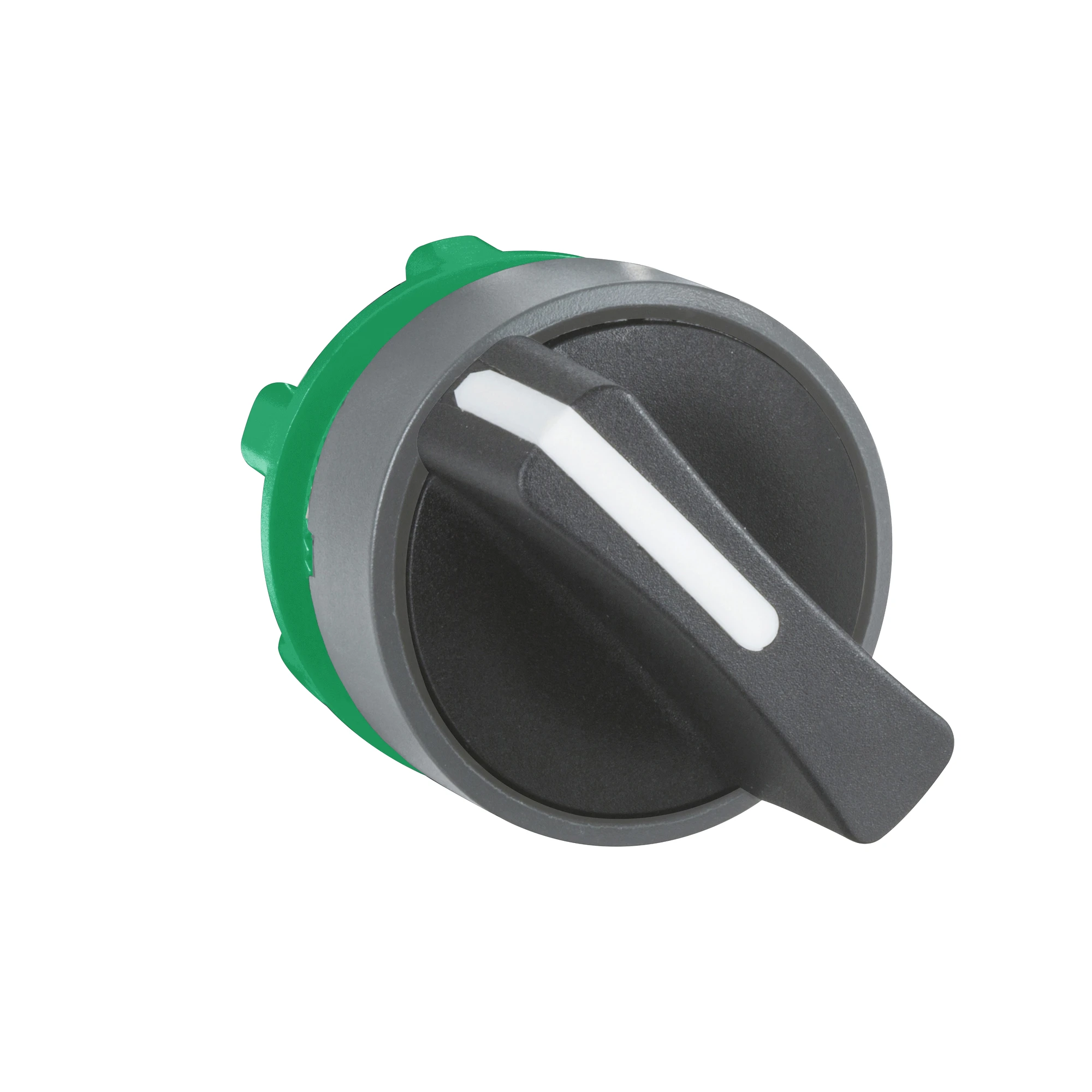 Schneider Electric ZB5AD4C0 Selector switch, front element, Harmony XB5, plastic, 22mm, light gray, black, 2 positions, momentary (img_001) Schneider Electric ZB5AD4C0 Selector switch, front element, Harmony XB5, plastic, 22mm, light gray, black, 2 positions, momentary (img_001)