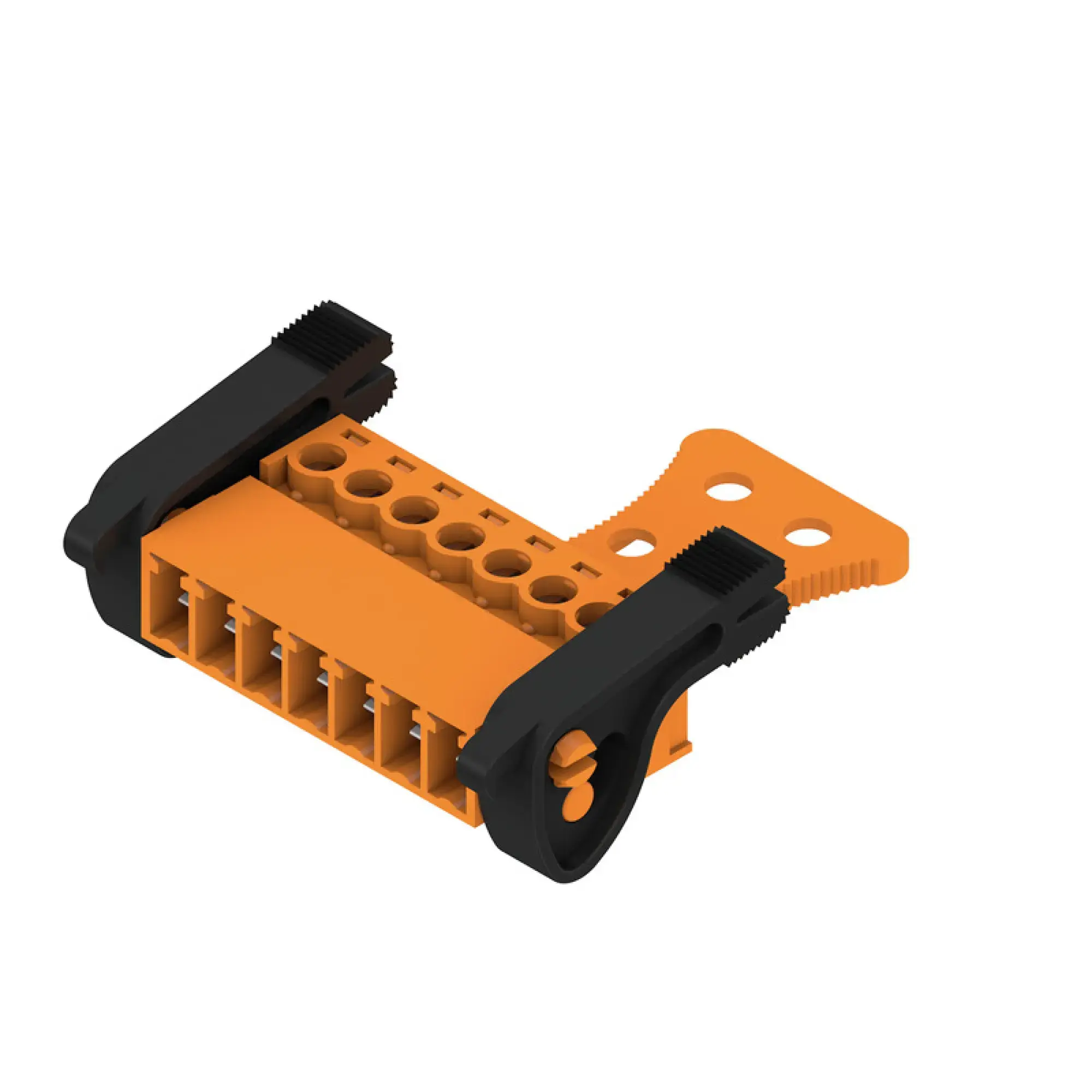 Weidmüller 2444200000 PCB connector (wire connection), 160 V, 17.5 A, Pitch in mm: 3.81, 1.5 mm², Number of poles: 7, Clamping yoke connection, Box (img_001) Weidmüller 2444200000 PCB connector (wire connection), 160 V, 17.5 A, Pitch in mm: 3.81, 1.5 mm², Number of poles: 7, Clamping yoke connection, Box (img_001)