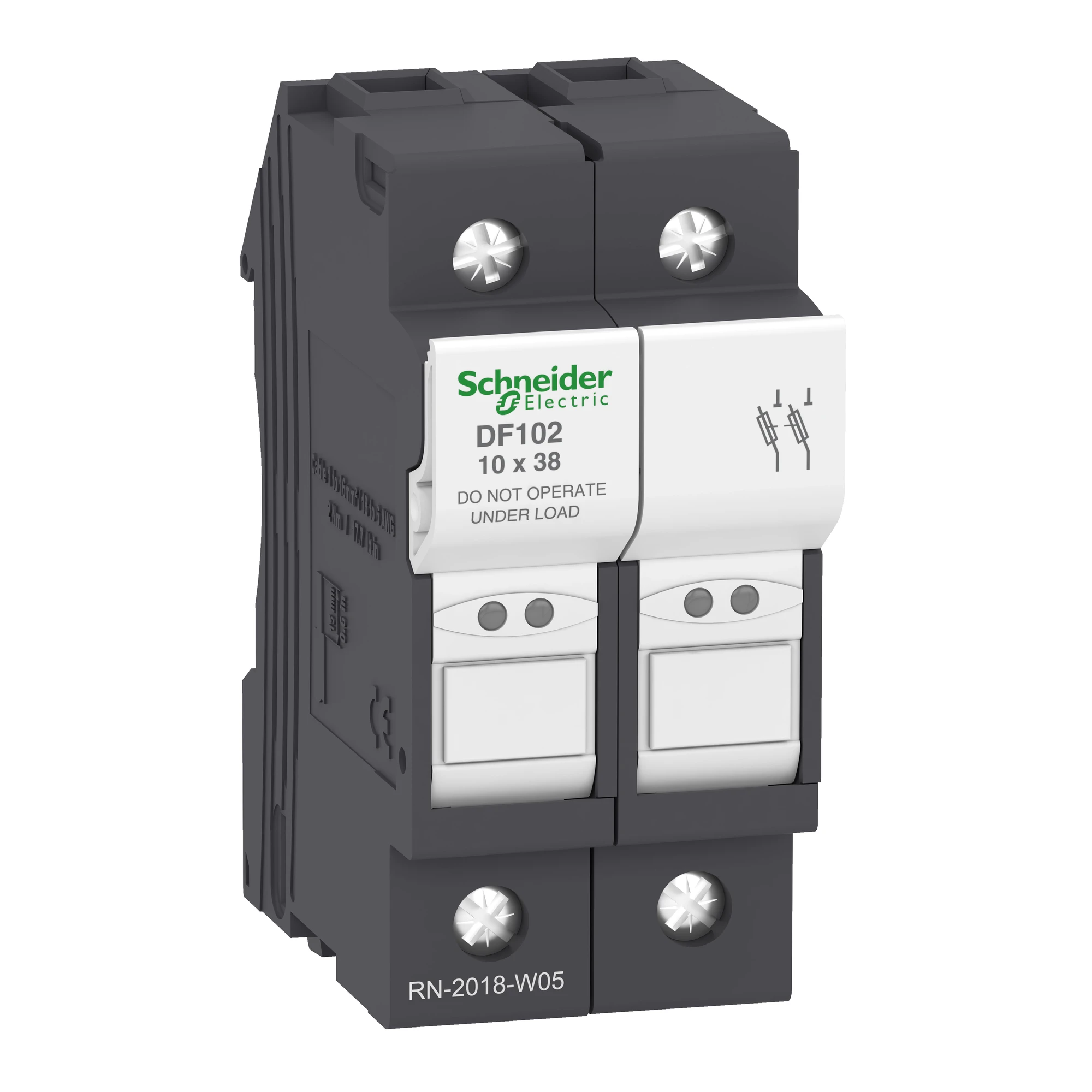 Schneider Electric DF102 Fuse Holder TeSys 2p 32A, Fuse Size 10x38mm (img_001) Schneider Electric DF102 Fuse Holder TeSys 2p 32A, Fuse Size 10x38mm (img_001)