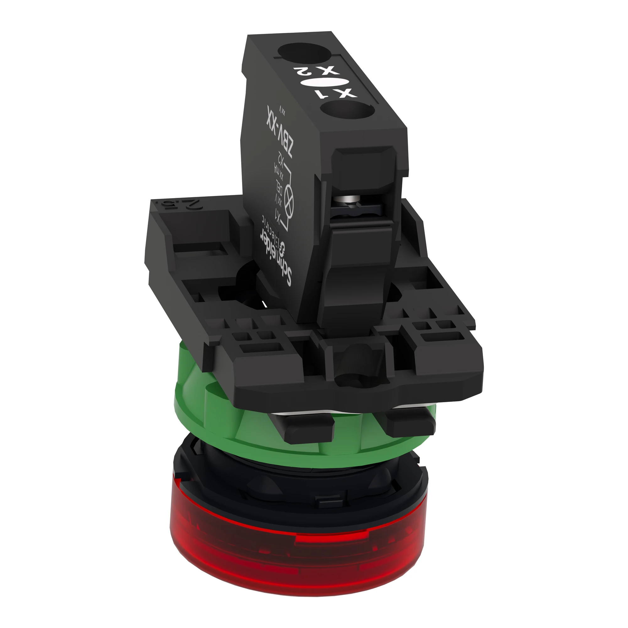 Schneider Electric XB5AV64 Indicator light, Harmony XB5, plastic, red, 22mm, BA9s incandescent lamp, smooth dome, 250V AC (img_007) Schneider Electric XB5AV64 Indicator light, Harmony XB5, plastic, red, 22mm, BA9s incandescent lamp, smooth dome, 250V AC (img_007)