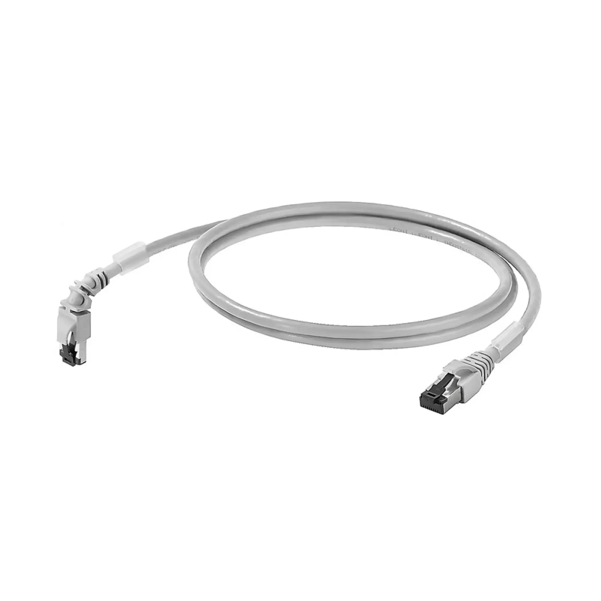 Weidmüller 1233160030 Ethernet Patchcable, RJ45 IP 20, Angled 270°, RJ45 IP 20, Number of poles: 8, 3 m (img_004)