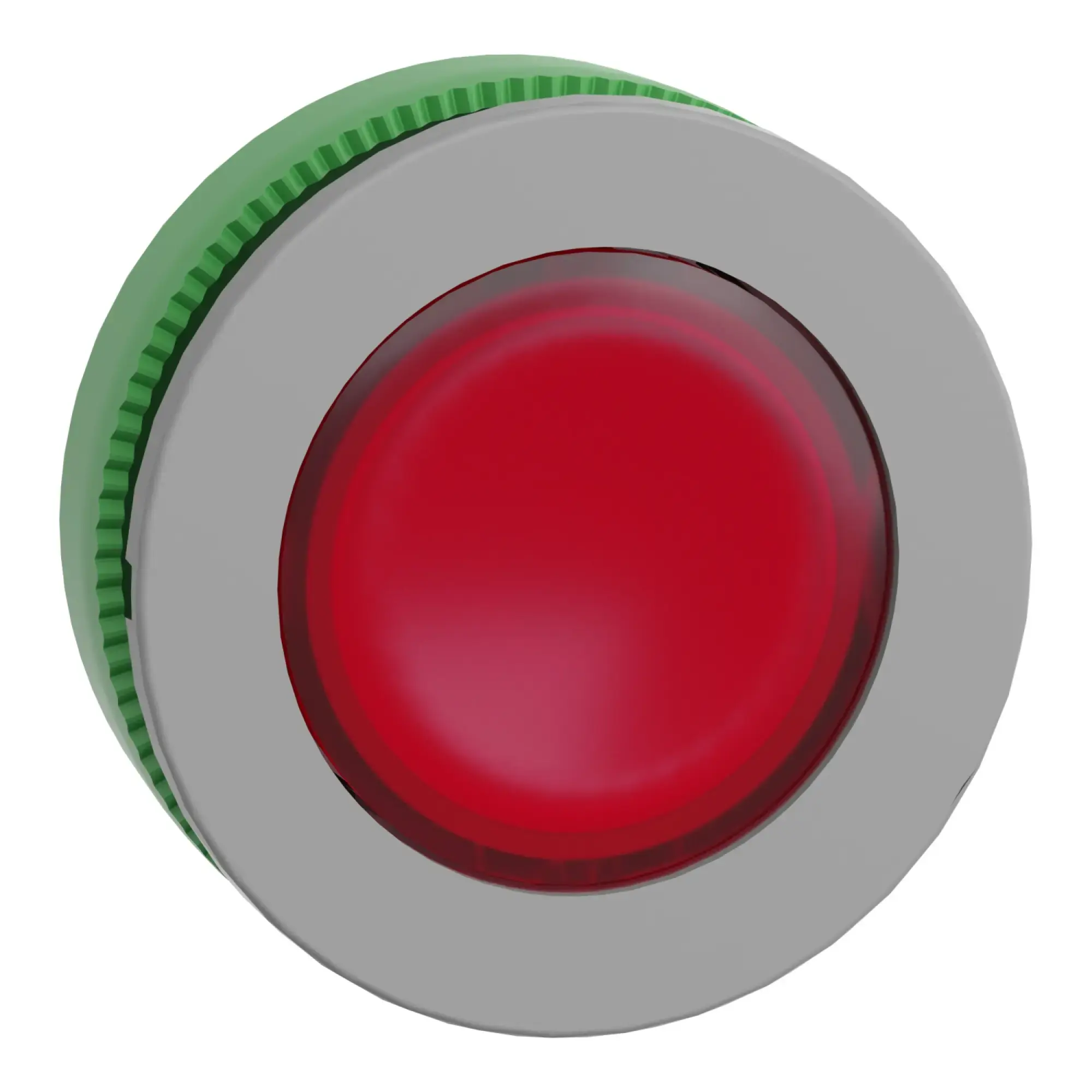 Schneider Electric ZB5FW343C0 Illuminated pushbutton, front element, Harmony XB5F, plastic, 30mm, light gray, red, for universal LED (img_009)