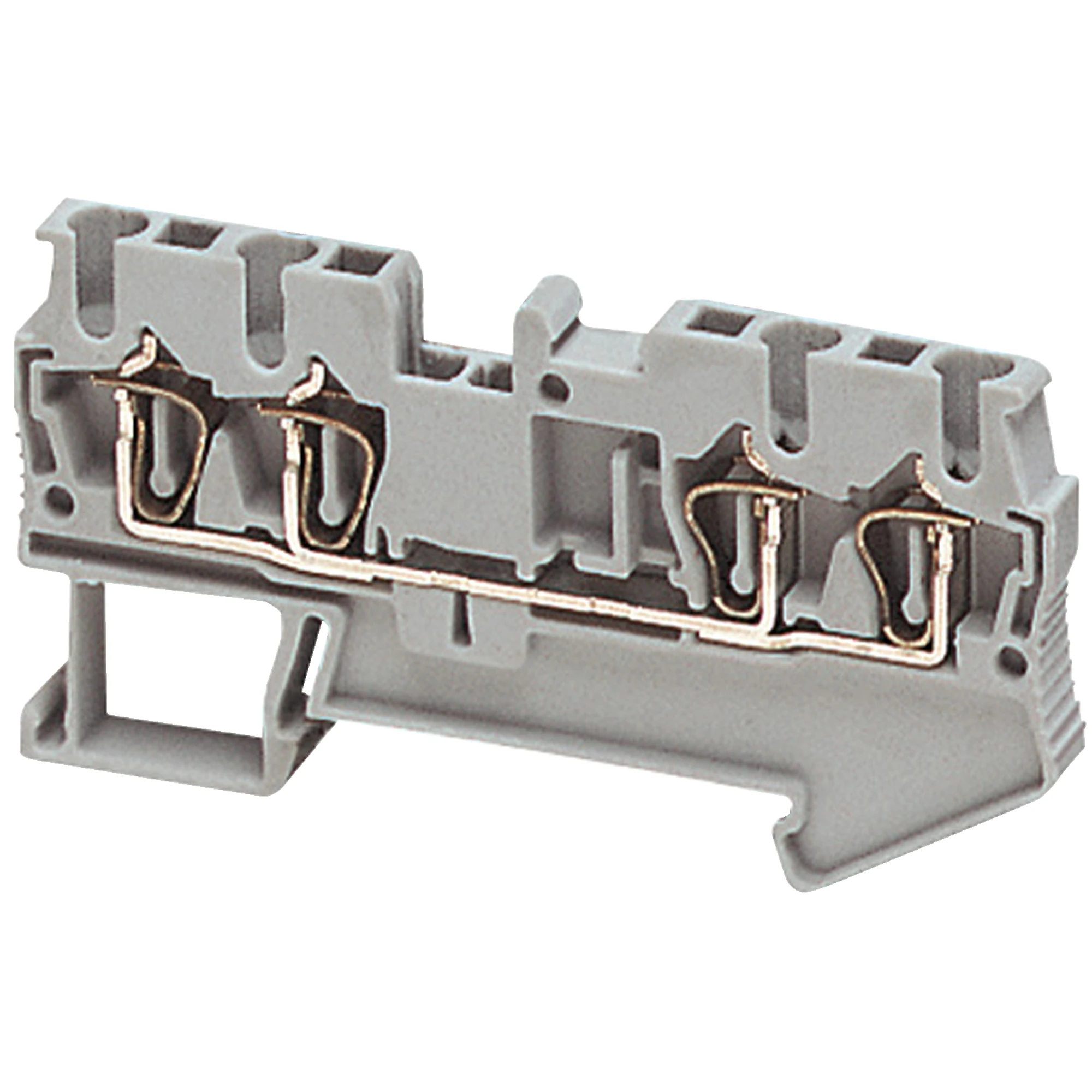 Schneider Electric NSYTRR24 Linergy terminal block for through-wiring, 2.5mm2, 24A, 1 level, 2x2, spring, gray (img_001) Schneider Electric NSYTRR24 Linergy terminal block for through-wiring, 2.5mm2, 24A, 1 level, 2x2, spring, gray (img_001)