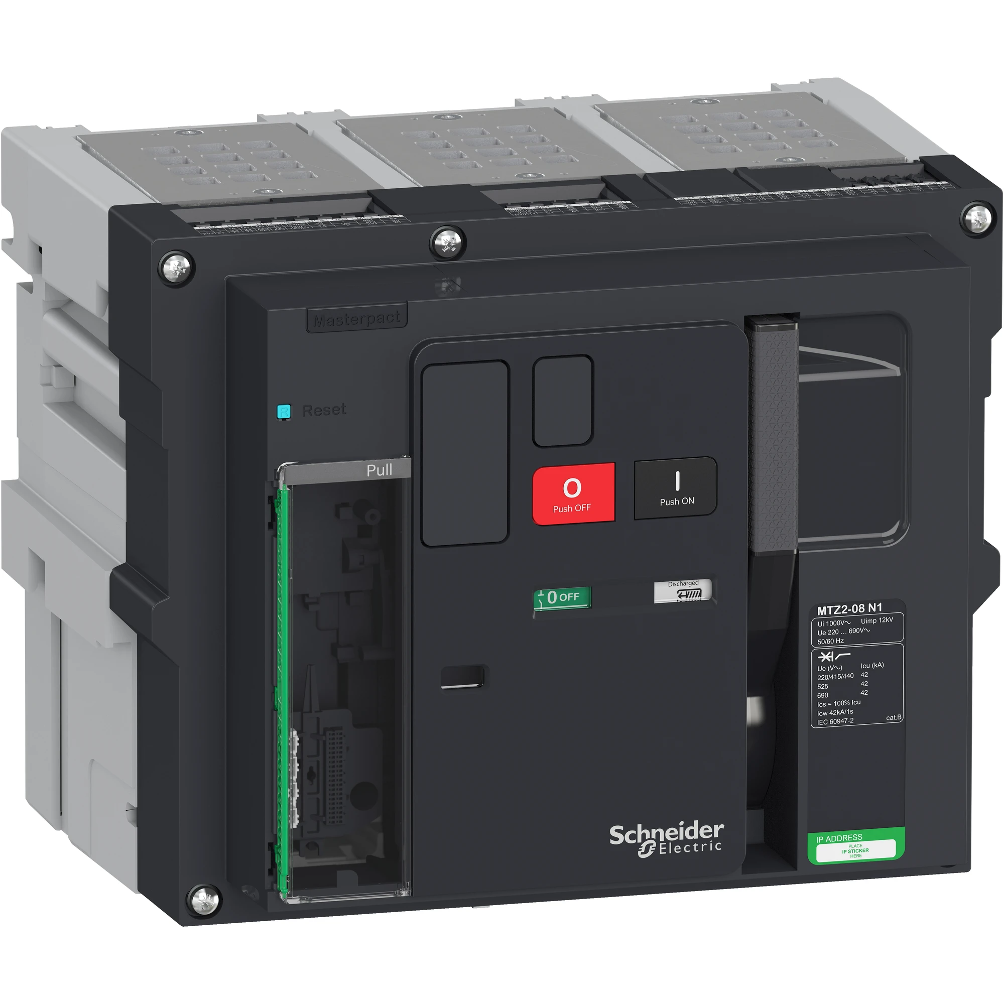 Schneider Electric LV848230 MasterPact MTZ2 800A N1 Icu=42kA/440V 3P Basic Frame Plug-in (img_001)