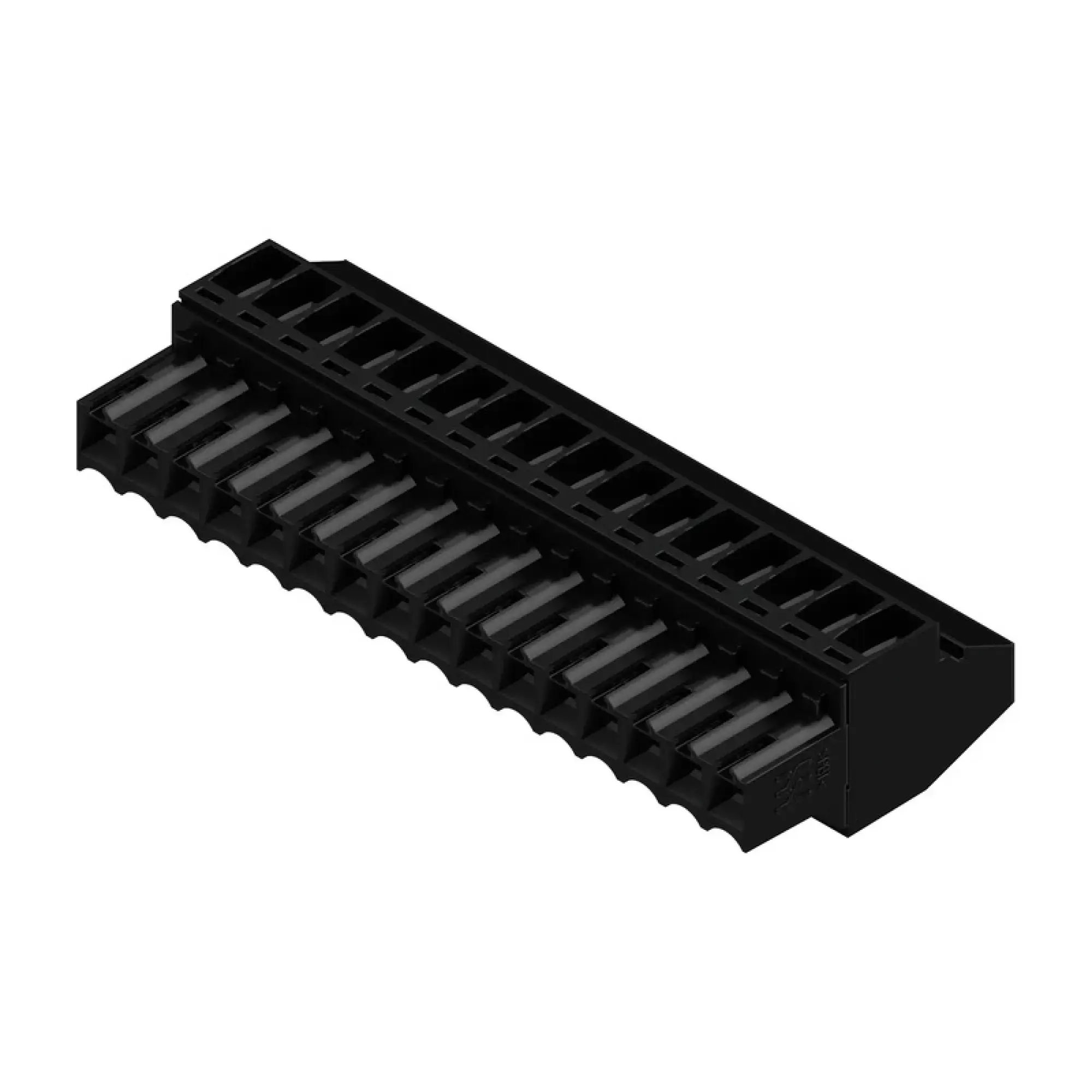 Weidmüller 1638920000 PCB connector (wire connection), 160 V, 12 A, Pitch in mm: 3.50, 1.5 mm², Number of poles: 16, Clamping yoke connection, Box (img_001)
