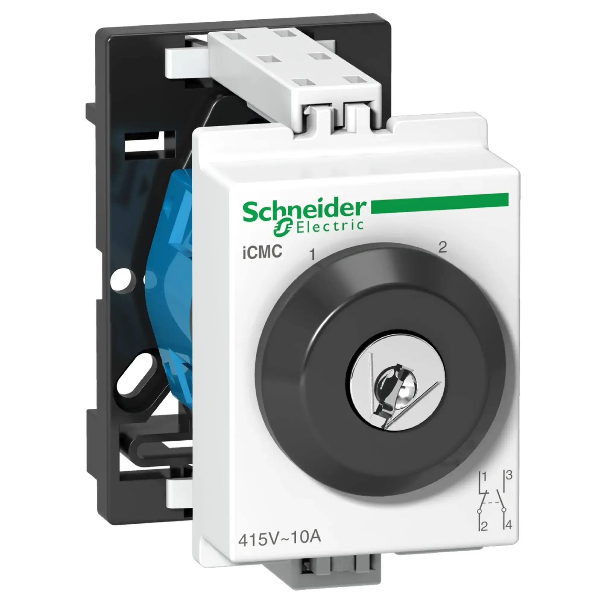 Schneider Electric A9E15123 Key Selector Switch iCMC, 2 Positions, 1NO+1NC, 10A, 415V AC (img_002)