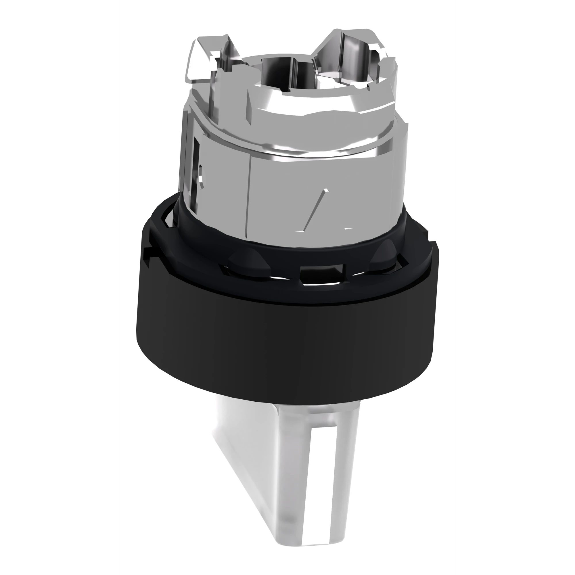 Schneider Electric ZB4BK13137 Illuminated Selector Switch, Front Element, Harmony XB4, Black Metal, 22mm, White, for Universal LED, 3 Positions, Latching (img_008)