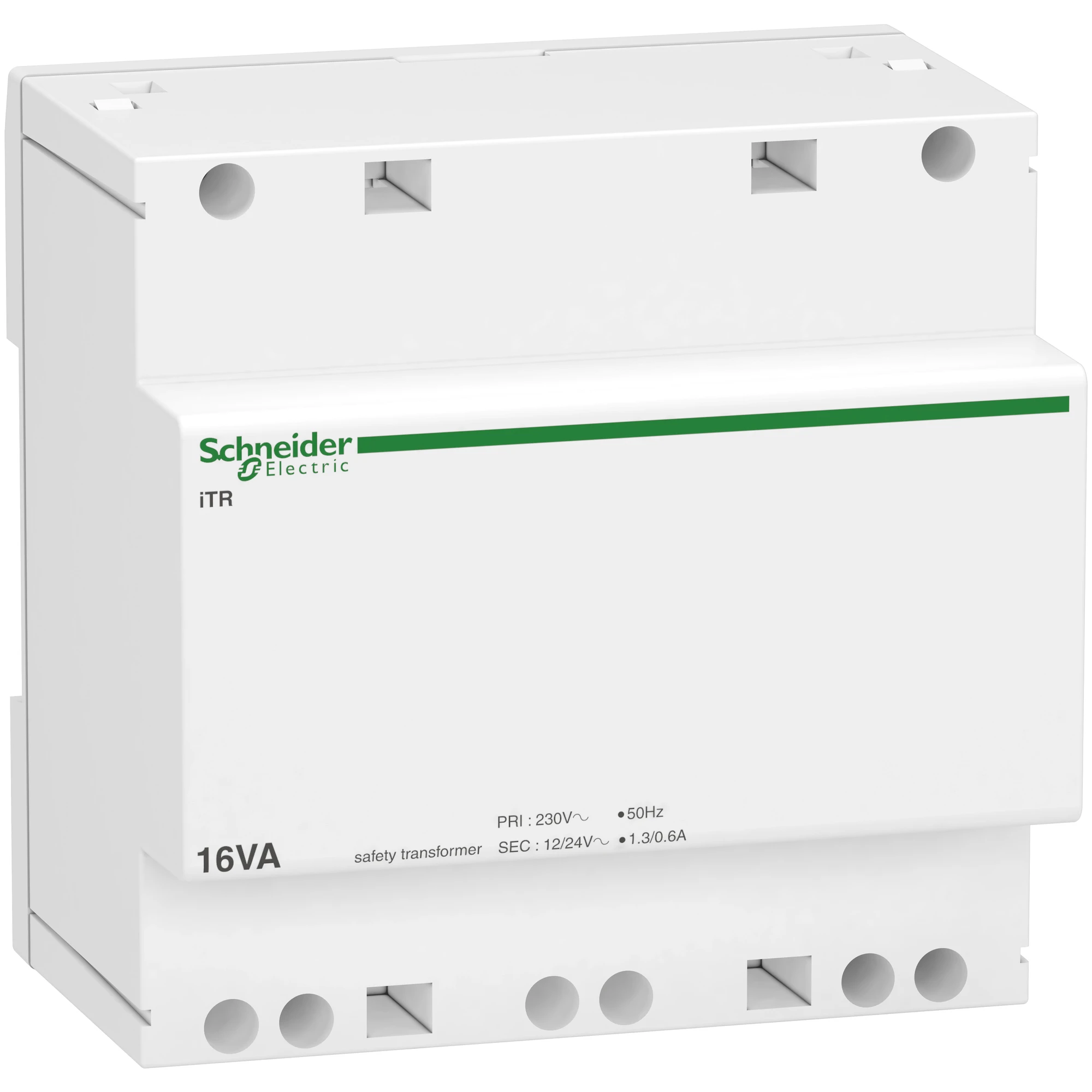 Schneider Electric A9A15218 Safety transformer iTR, 230V 50-60 Hz, output 12-24 V, 16VA (img_001) Schneider Electric A9A15218 Safety transformer iTR, 230V 50-60 Hz, output 12-24 V, 16VA (img_001)