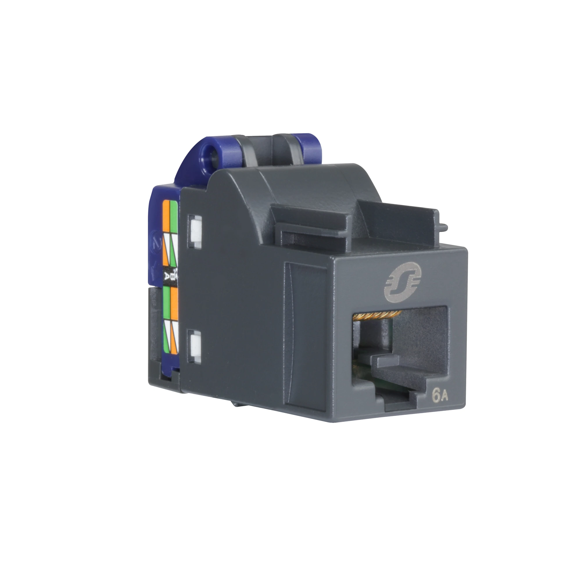 Schneider Electric VDIB1772XU96 Actassi S-110 Connector RJ45 Keystone Unshielded Cat6 A Black - Bag x 1 (img_001)