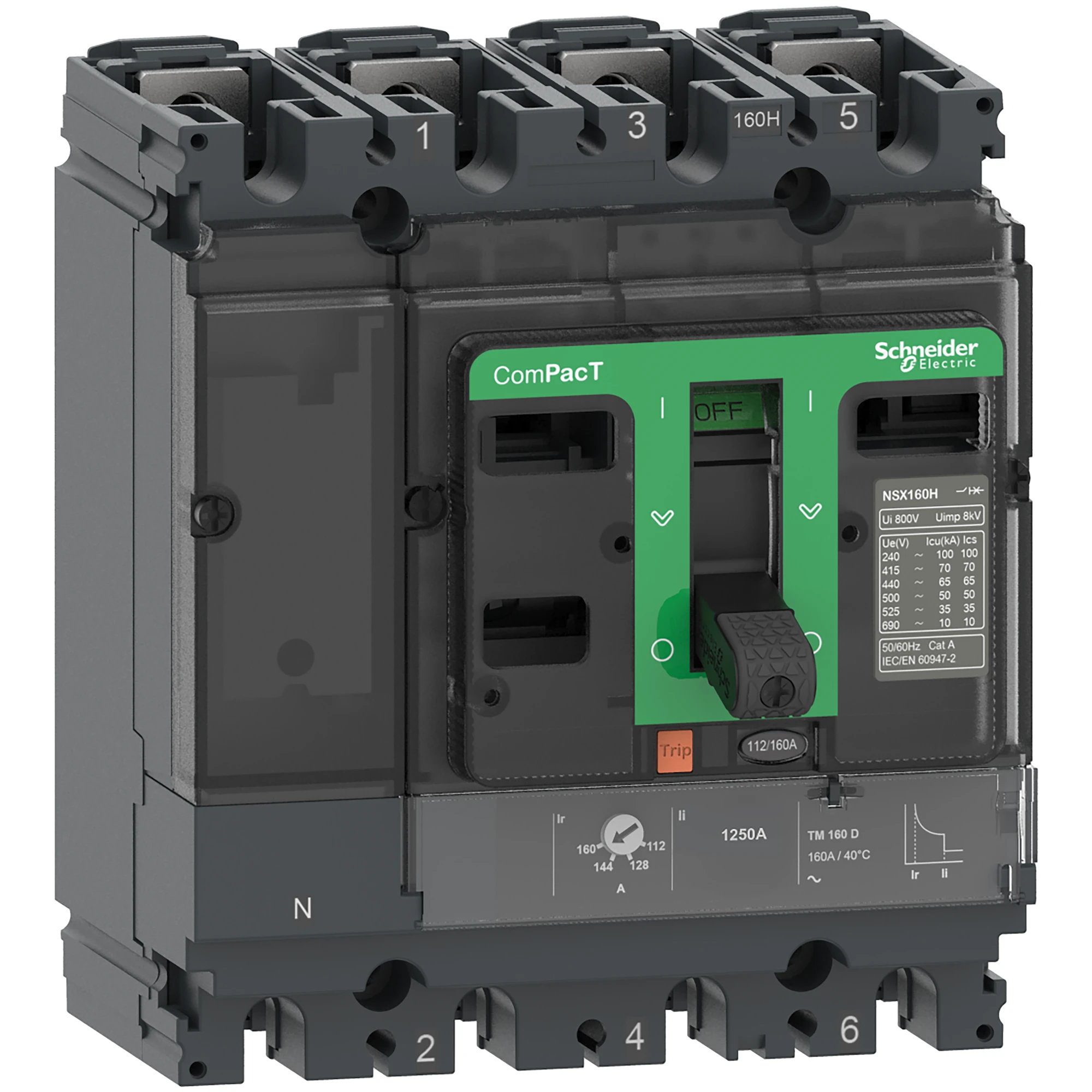 Schneider Electric C10H4TM016 Compact circuit breaker ComPacT NSX100H with TM16D 4P4D 11-16A, 70kA/415V AC (img_001) Schneider Electric C10H4TM016 Compact circuit breaker ComPacT NSX100H with TM16D 4P4D 11-16A, 70kA/415V AC (img_001)