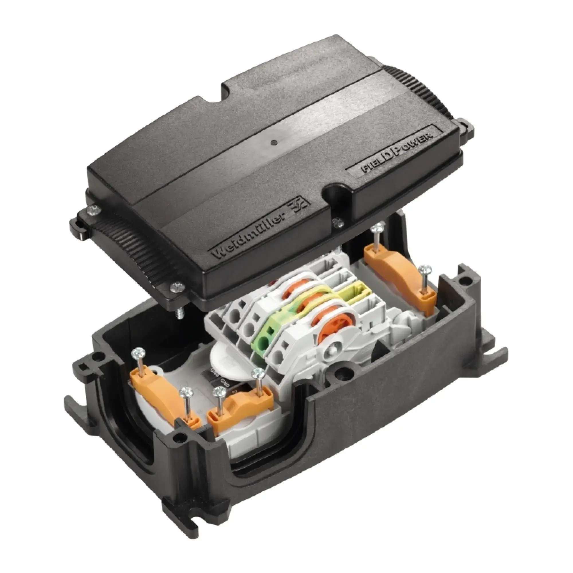 Weidmüller 1180300000 Energy distribution terminal strip with housing, IP65, in complete state, Polycarbonate, glass fibre reinforced (img_001) Weidmüller 1180300000 Energy distribution terminal strip with housing, IP65, in complete state, Polycarbonate, glass fibre reinforced (img_001)