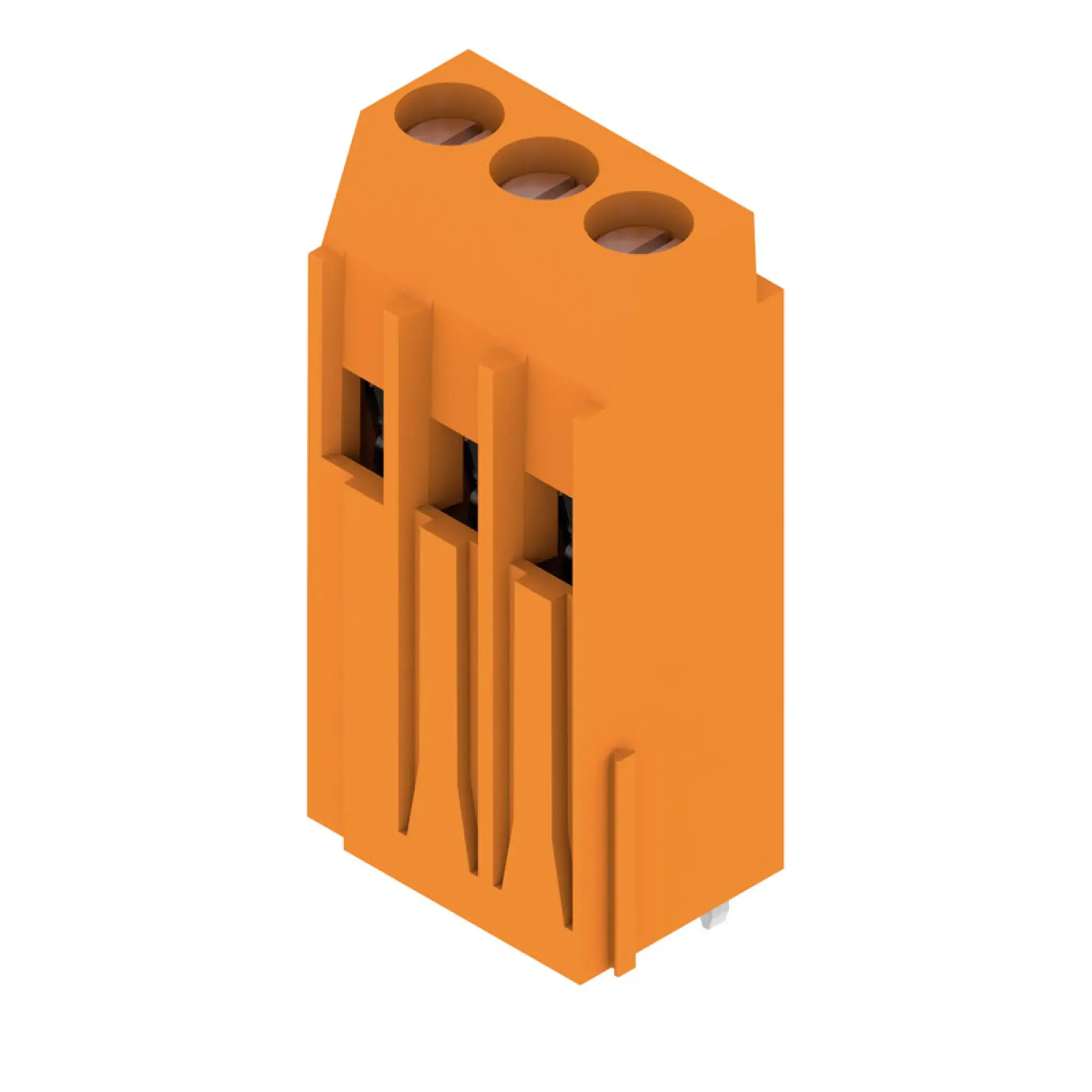 Weidmüller 1975370000 PCB terminal, 320 V, 32.5 A, Pitch in mm: 5.08, 6 mm², Number of poles: 3, Clamping yoke connection, THT solder connection, 90°, Box (img_001) Weidmüller 1975370000 PCB terminal, 320 V, 32.5 A, Pitch in mm: 5.08, 6 mm², Number of poles: 3, Clamping yoke connection, THT solder connection, 90°, Box (img_001)