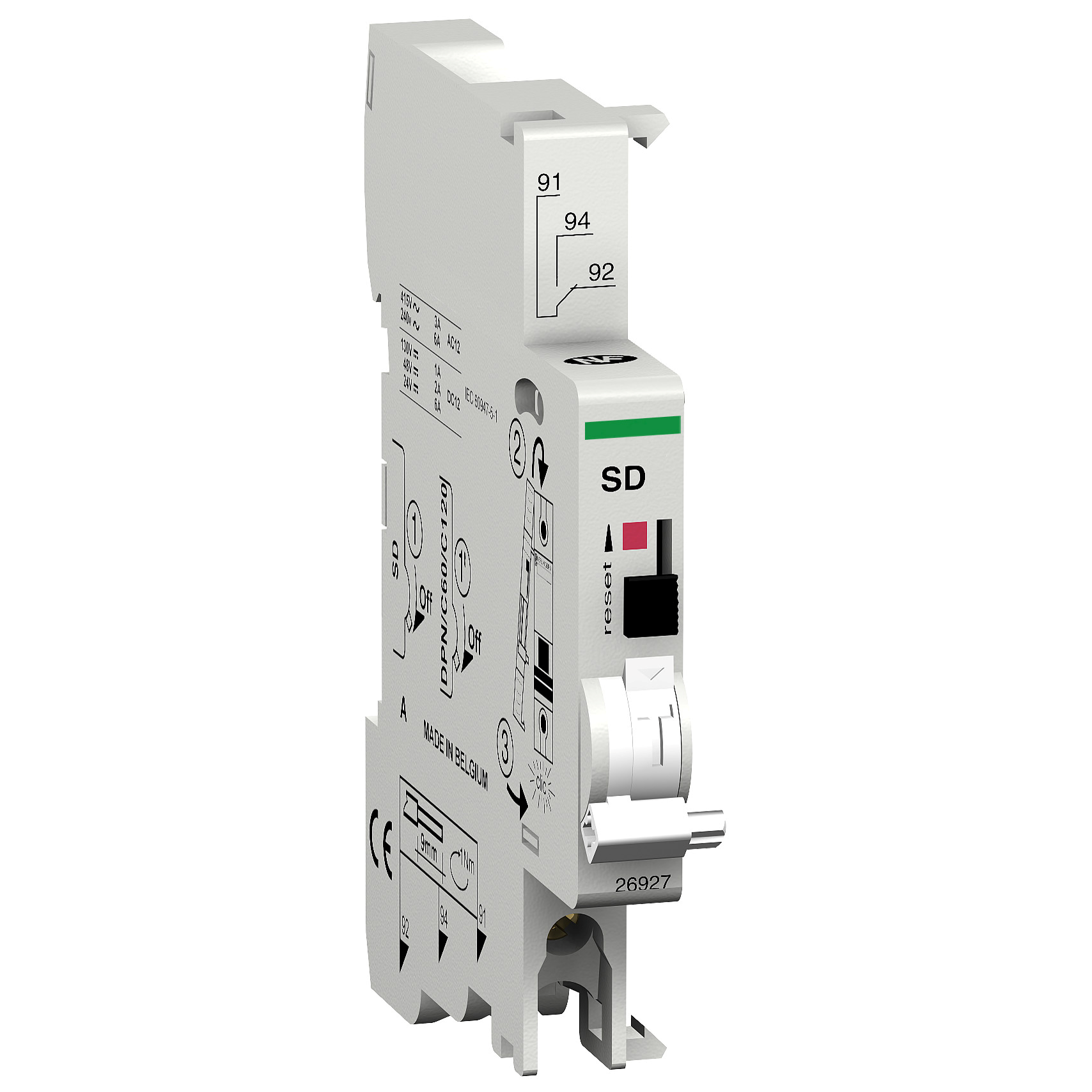 Schneider Electric Multi 9 OEM Fault Indicator Switch SD 1 Changeover 240-415V AC 24-130V DC Schneider Electric Multi 9 OEM Fault Indicator Switch SD 1 Changeover 240-415V AC 24-130V DC