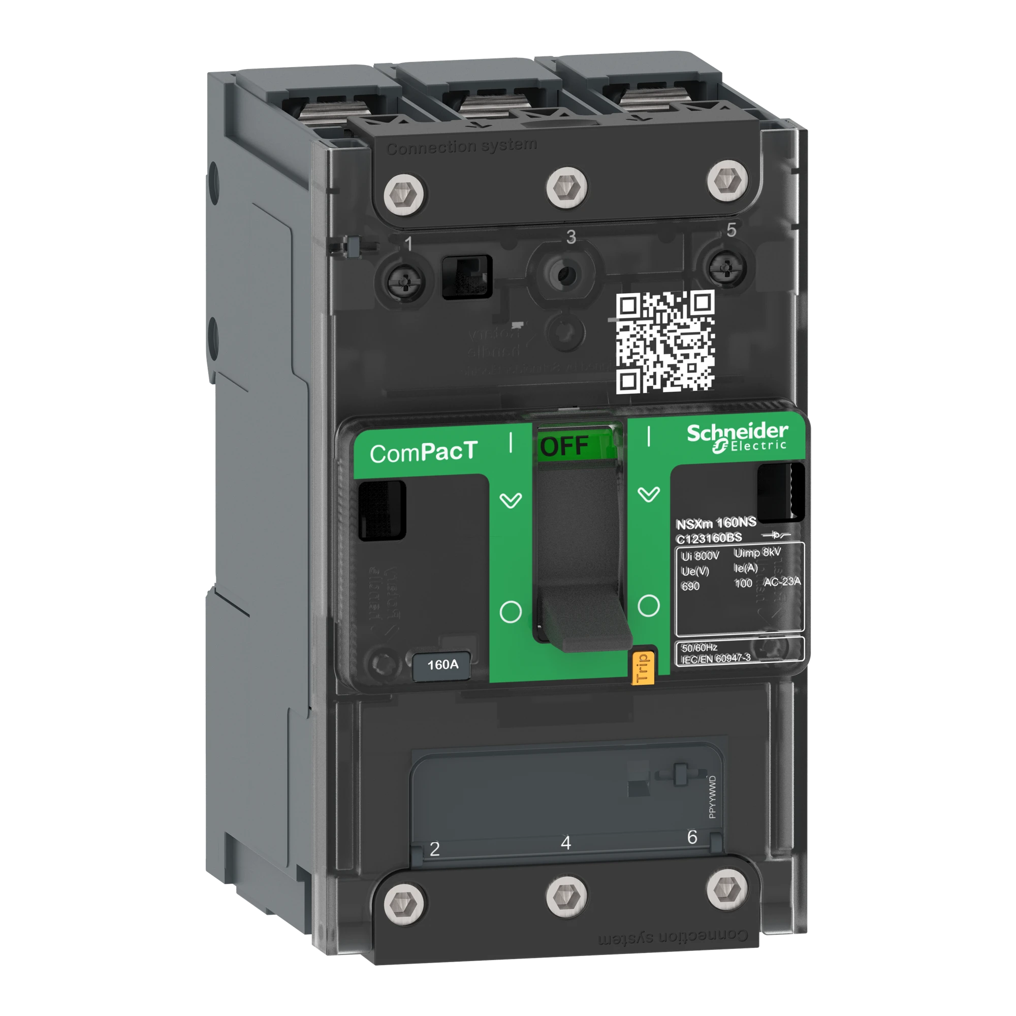 Schneider Electric C123160BS Load Break Switch ComPacT NSXm NA, 3P, 160 A, Busbar Connection (img_001) Schneider Electric C123160BS Load Break Switch ComPacT NSXm NA, 3P, 160 A, Busbar Connection (img_001)