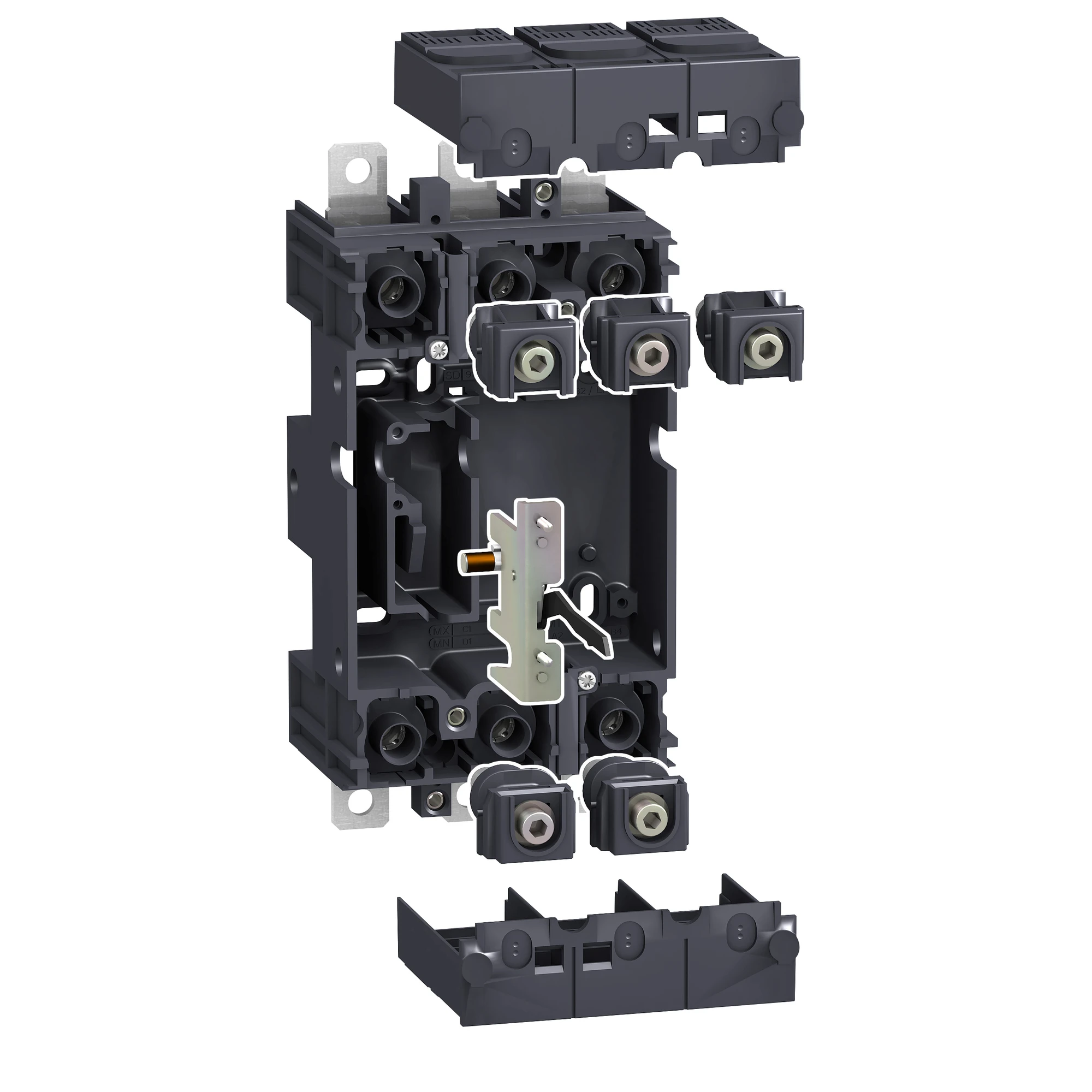 Schneider Electric LV429289 3P Compact Insertion Plate Set, ComPact NSX100-250 Compact Circuit Breaker Accessories (img_001) Schneider Electric LV429289 3P Compact Insertion Plate Set, ComPact NSX100-250 Compact Circuit Breaker Accessories (img_001)