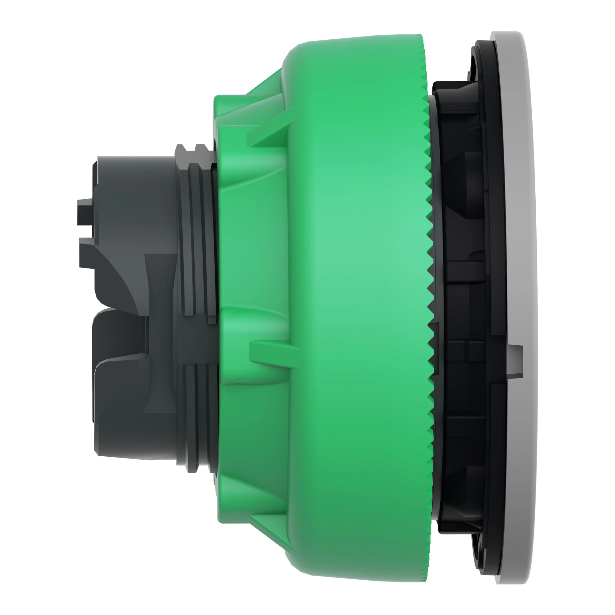 Schneider Electric ZB5FA38C0 Illuminated Push Button, Front Element, Harmony XB5F, Plastic, 30mm, Light Grey, Green, for Universal LED, for Insert Label (img_002) Schneider Electric ZB5FA38C0 Illuminated Push Button, Front Element, Harmony XB5F, Plastic, 30mm, Light Grey, Green, for Universal LED, for Insert Label (img_002)