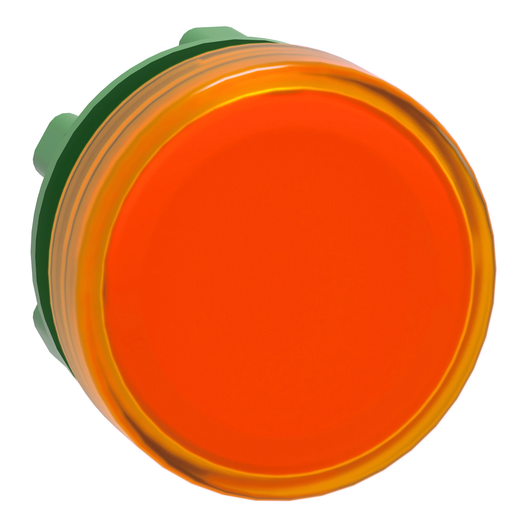 Schneider Electric ZB5AV053 Indicator light, front element, Harmony XB5, plastic, 22mm, orange, for universal LED, smooth dome (img_001)