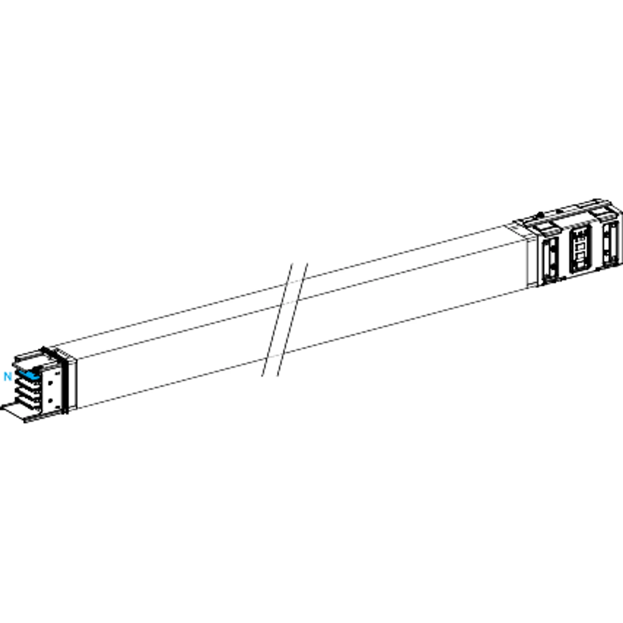 Schneider Electric KSA630ET450 KSA straight element, 630A, 5m, transportation (img_001)