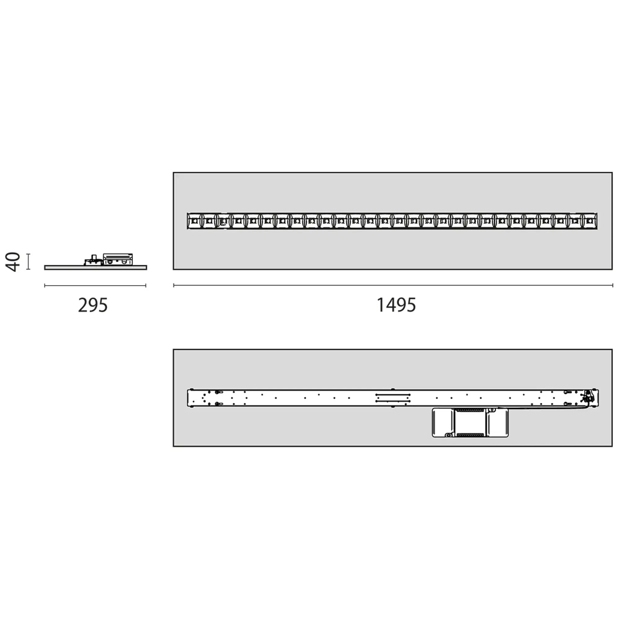 Performance iN Lighting 3122382 LED-Einlegeleuchte 4000K 32W statisch schwarzes Raster 3122382 (img_003)