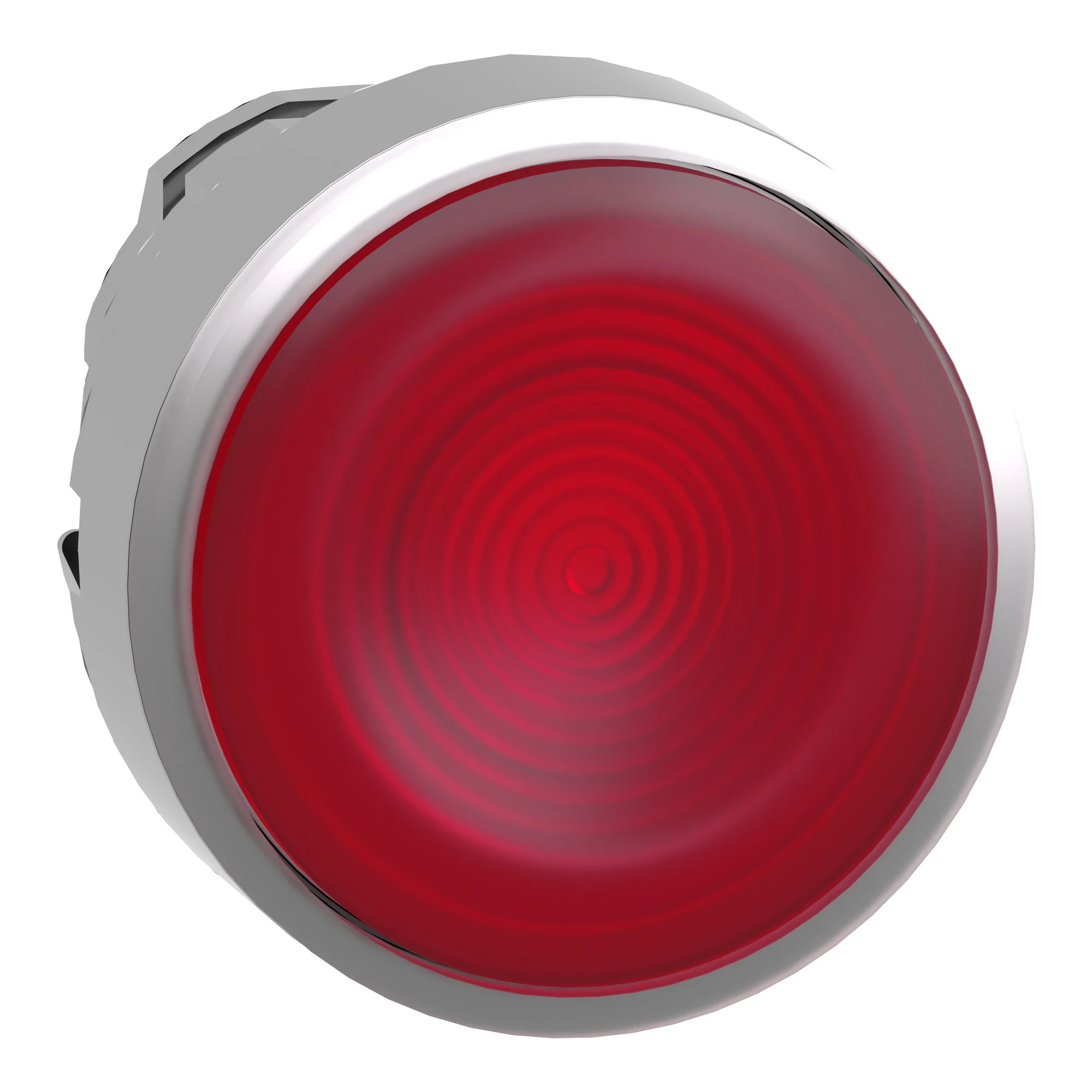 Schneider Electric ZB4BW343S Illuminated push button, front element, Harmony XB4, metal, 22mm, red, unlabelled, momentary, knurled, for universal LED (img_001)